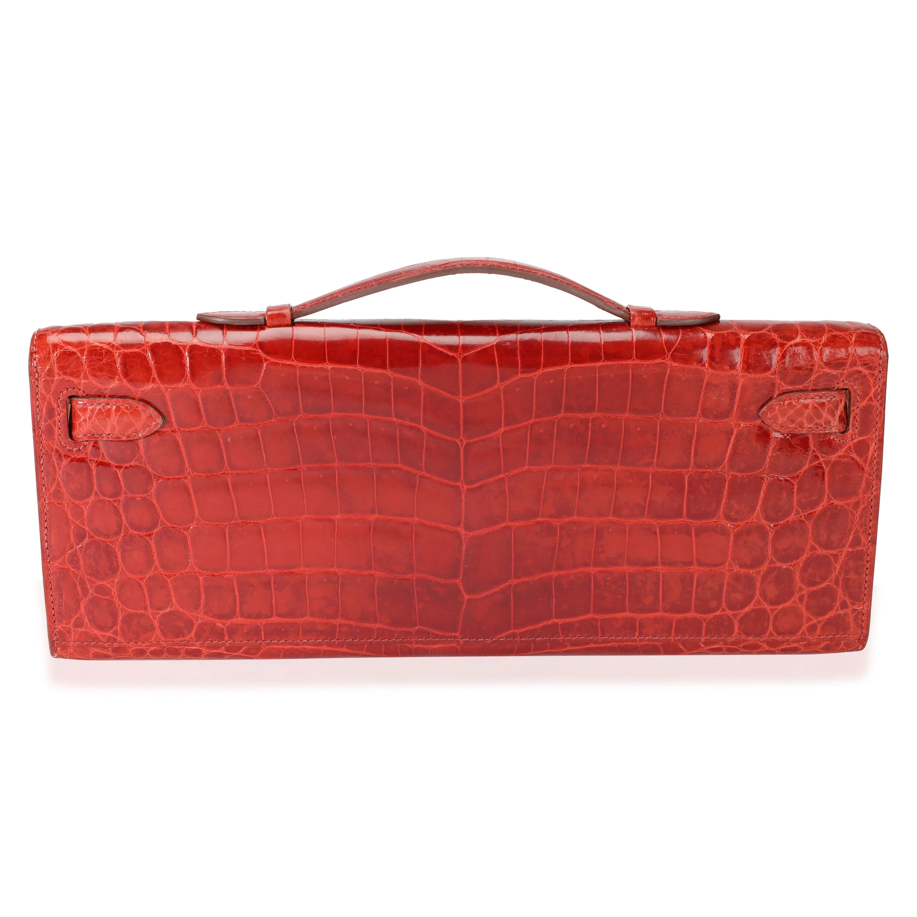 Sanguine Shiny Niloticus Crocodile Kelly Cut GHW - Image 3