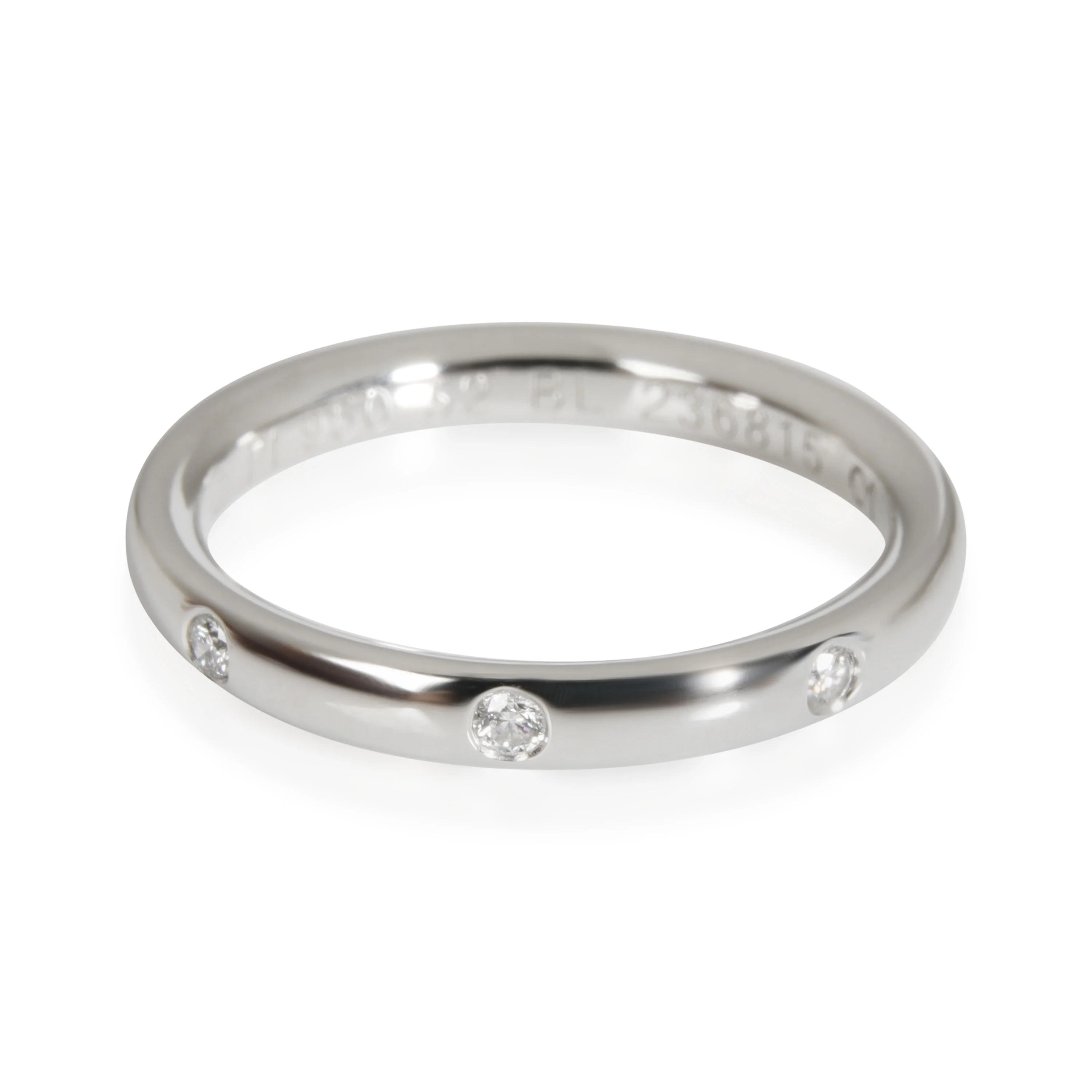 Van Cleef & Arpels Tendrement Etoiles Band in Platinum 0.06 Ctw