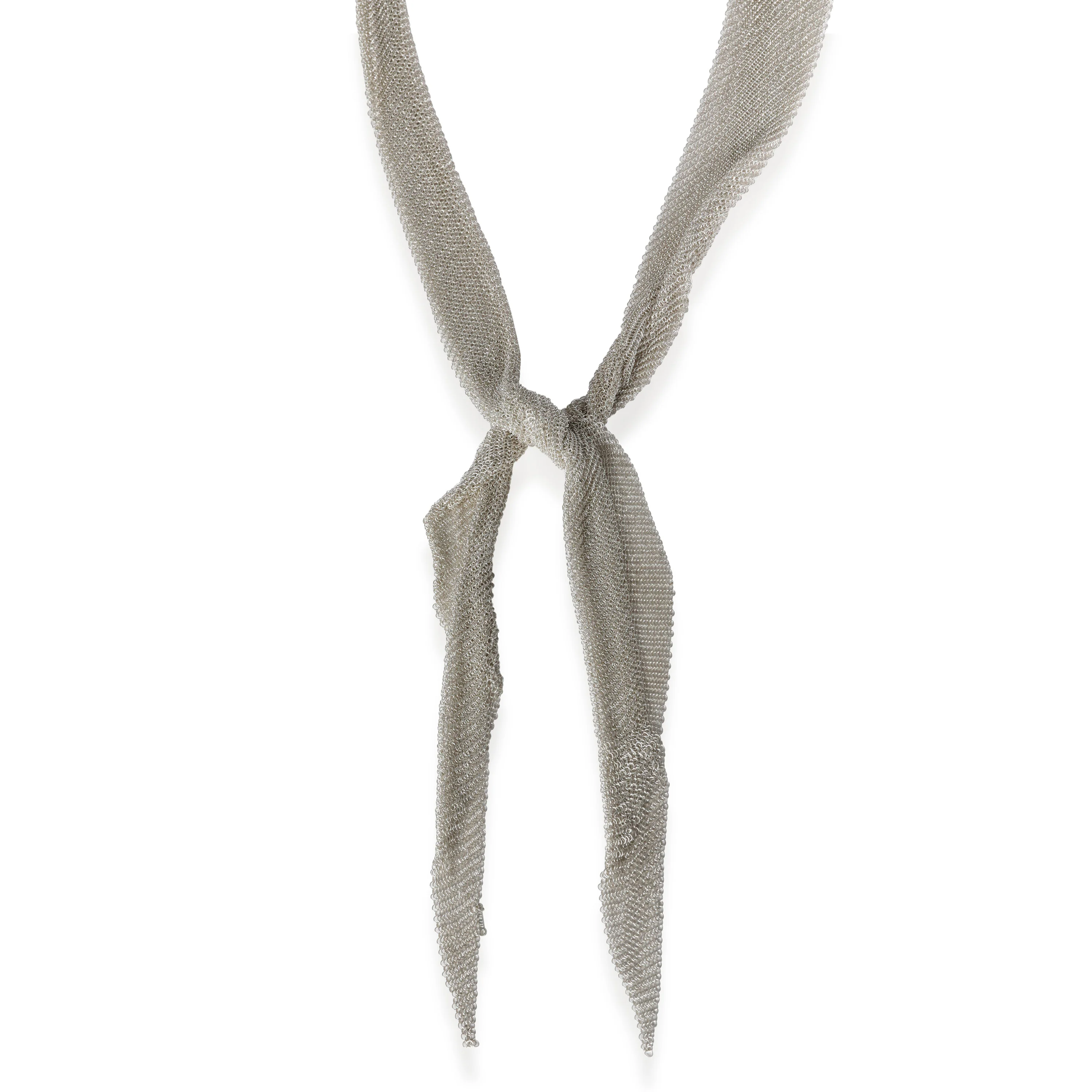 Tiffany & Co. Elsa Peretti Mesh Scarf Necklace in Sterling Silver - Image 2