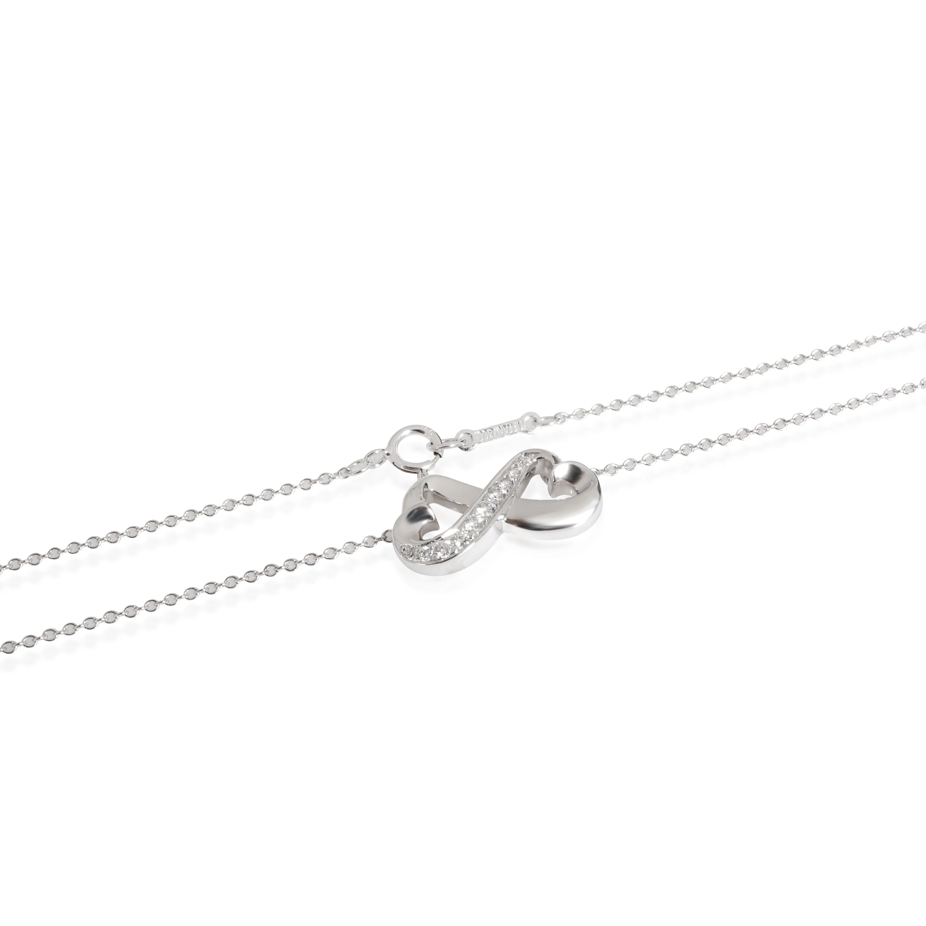 Tiffany & Co. Paloma Picasso Diamond Loving Heart Pendant in 18k Gold 0.12 CTW - Image 3