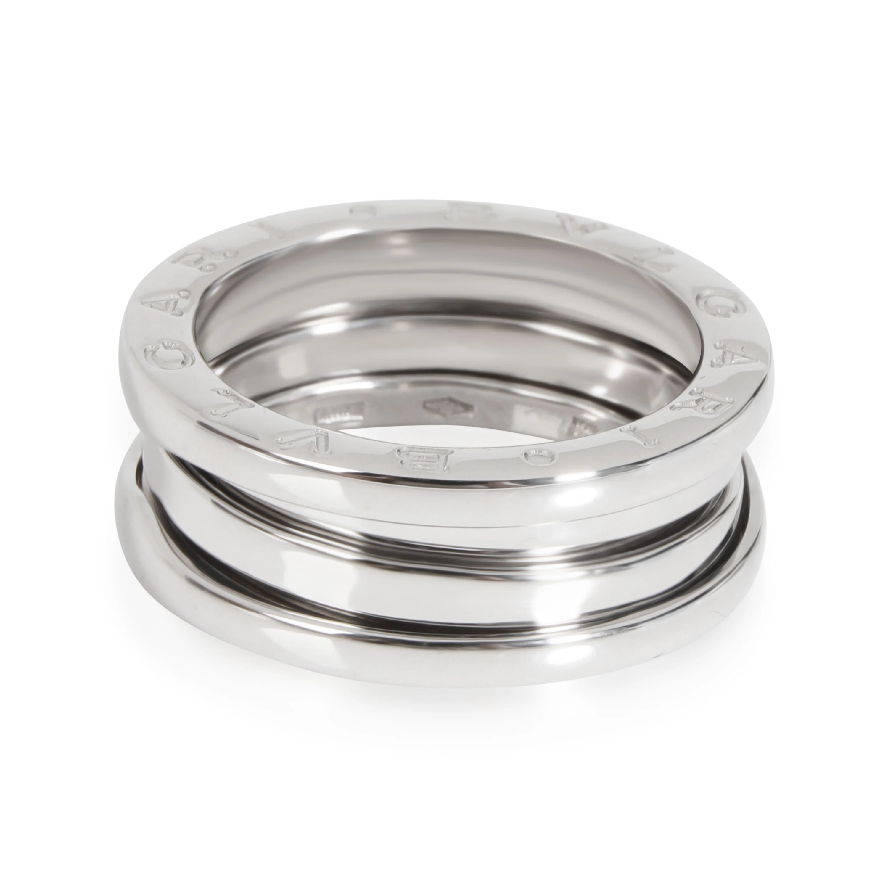 BVLGARI B.Zero1 Three-Band Ring in 18k White Gold - Image 2
