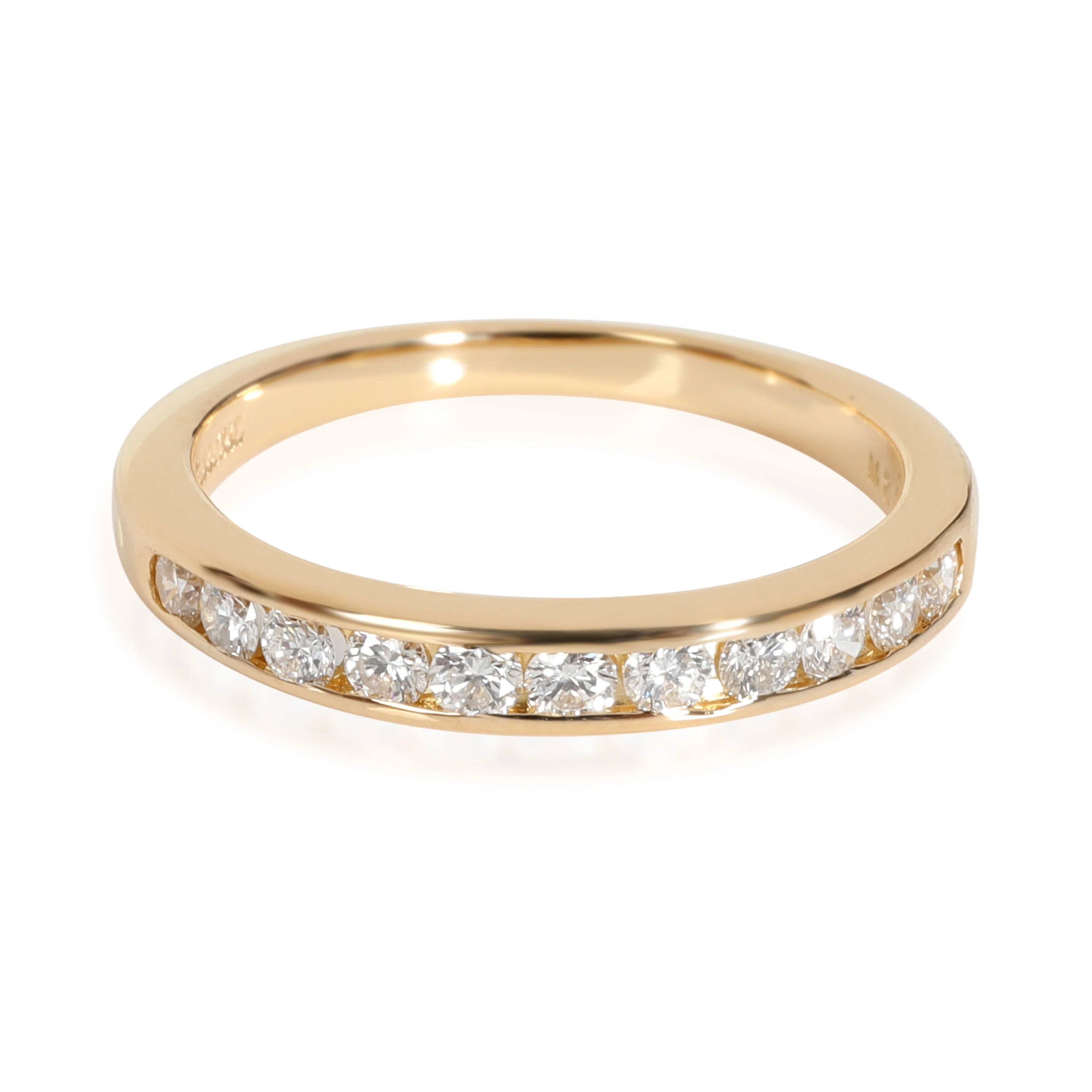 Tiffany & Co. Vintage Diamond Wedding Band in 18kt Yellow Gold 0.33 CTW