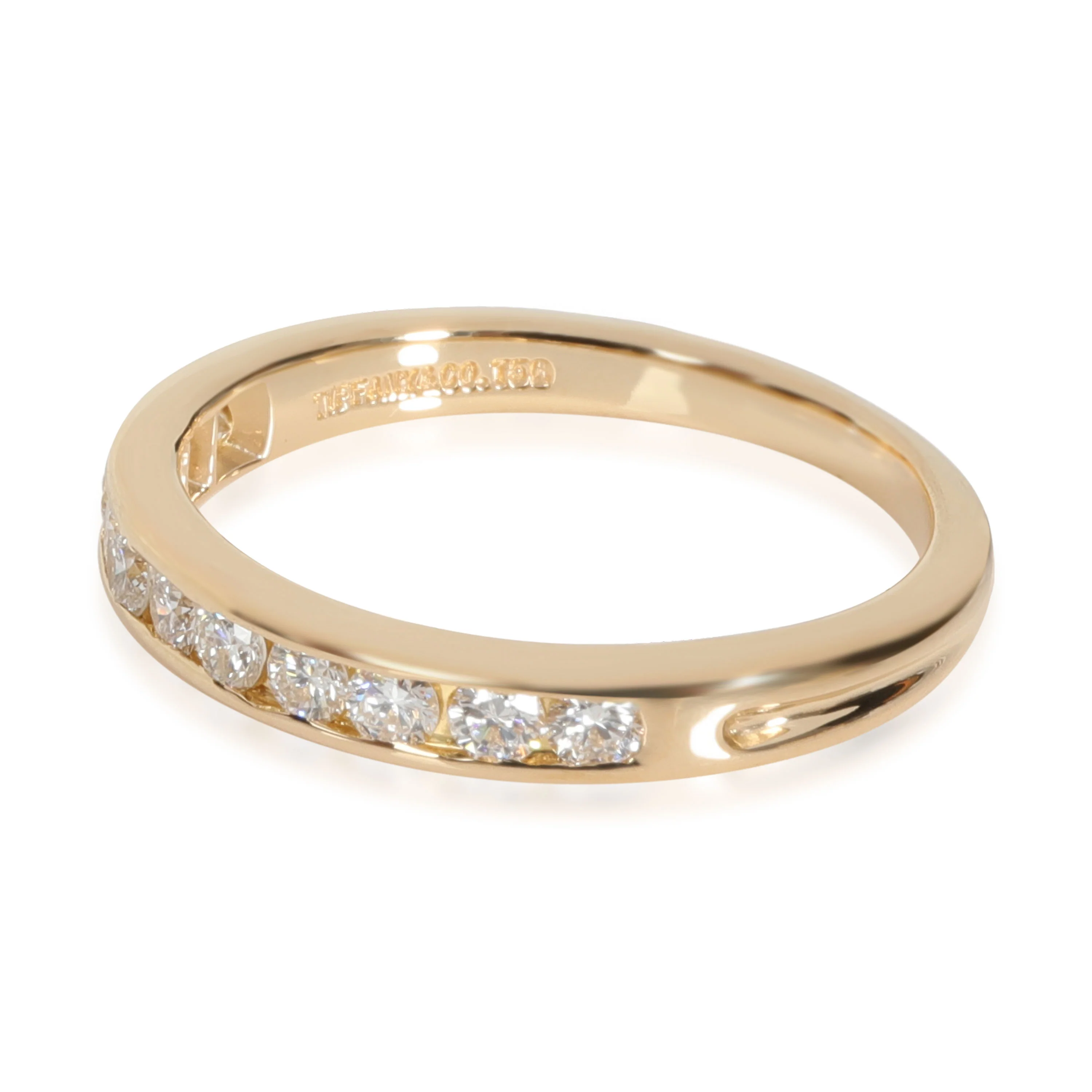 Tiffany & Co. Vintage Diamond Wedding Band in 18kt Yellow Gold 0.33 CTW - Image 2