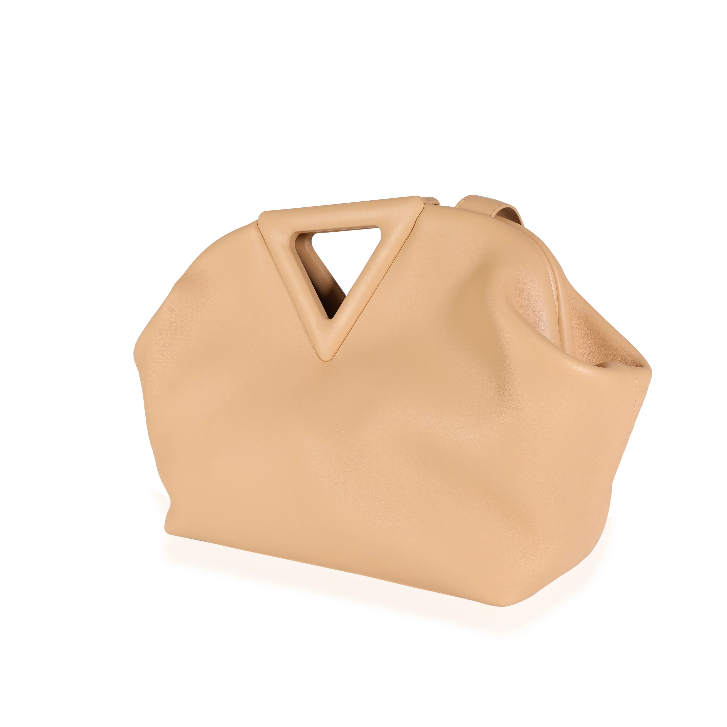 Almond Calfskin Leather Medium Point Bag - Image 2