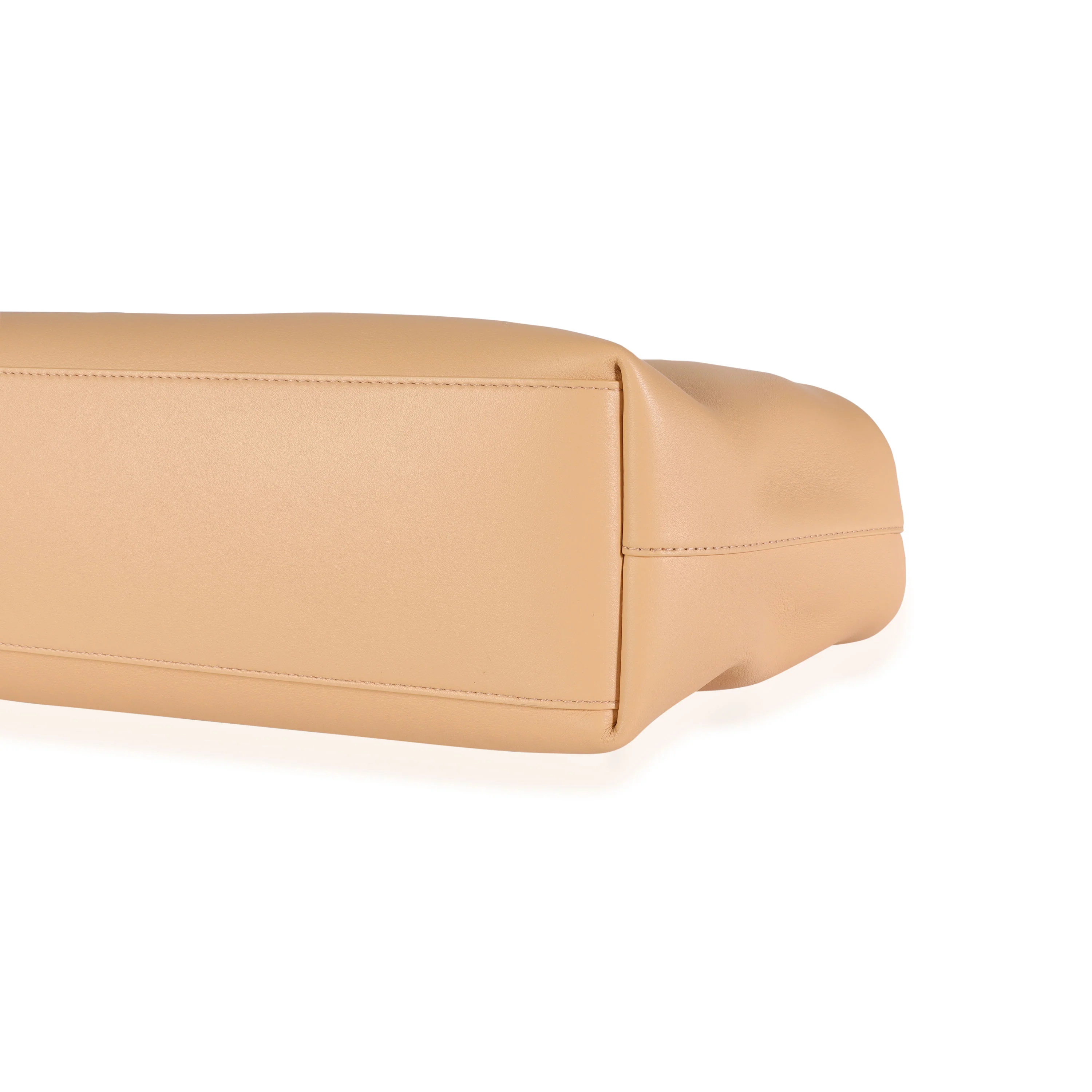 Almond Calfskin Leather Medium Point Bag - Image 6