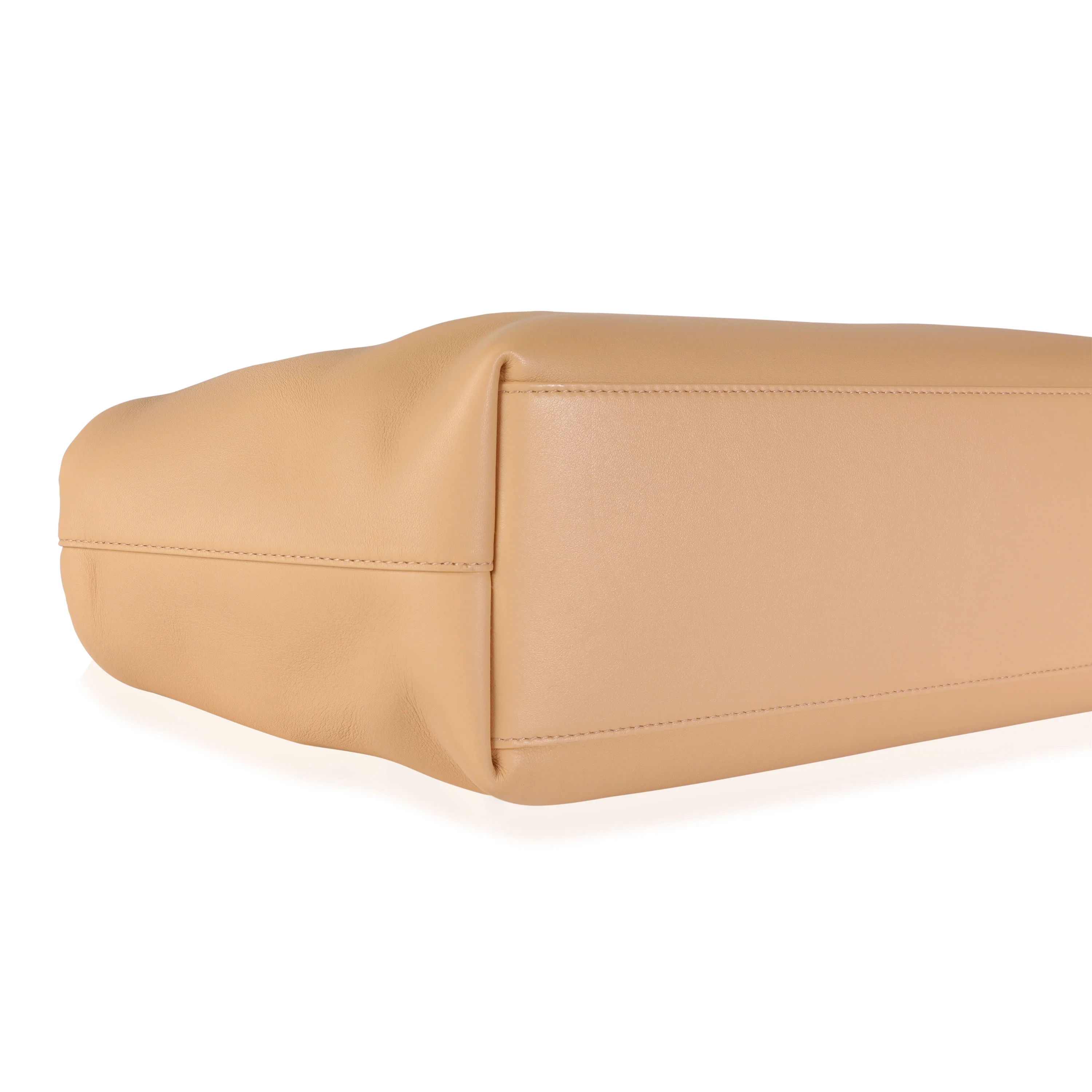 Almond Calfskin Leather Medium Point Bag - Image 7