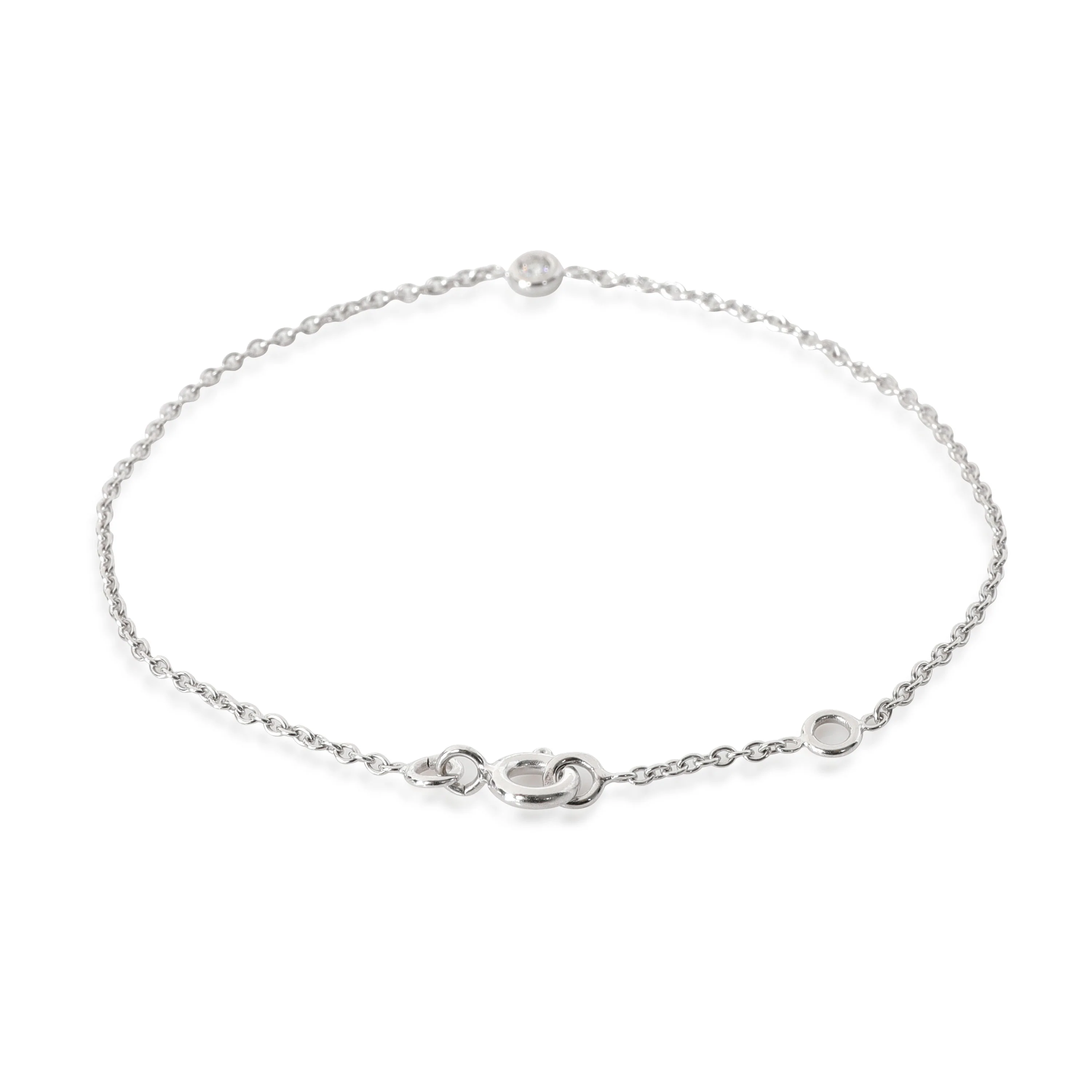 Christian Dior Diamond Station Bracelet in 18K White Gold 0.03 CTW - Image 3