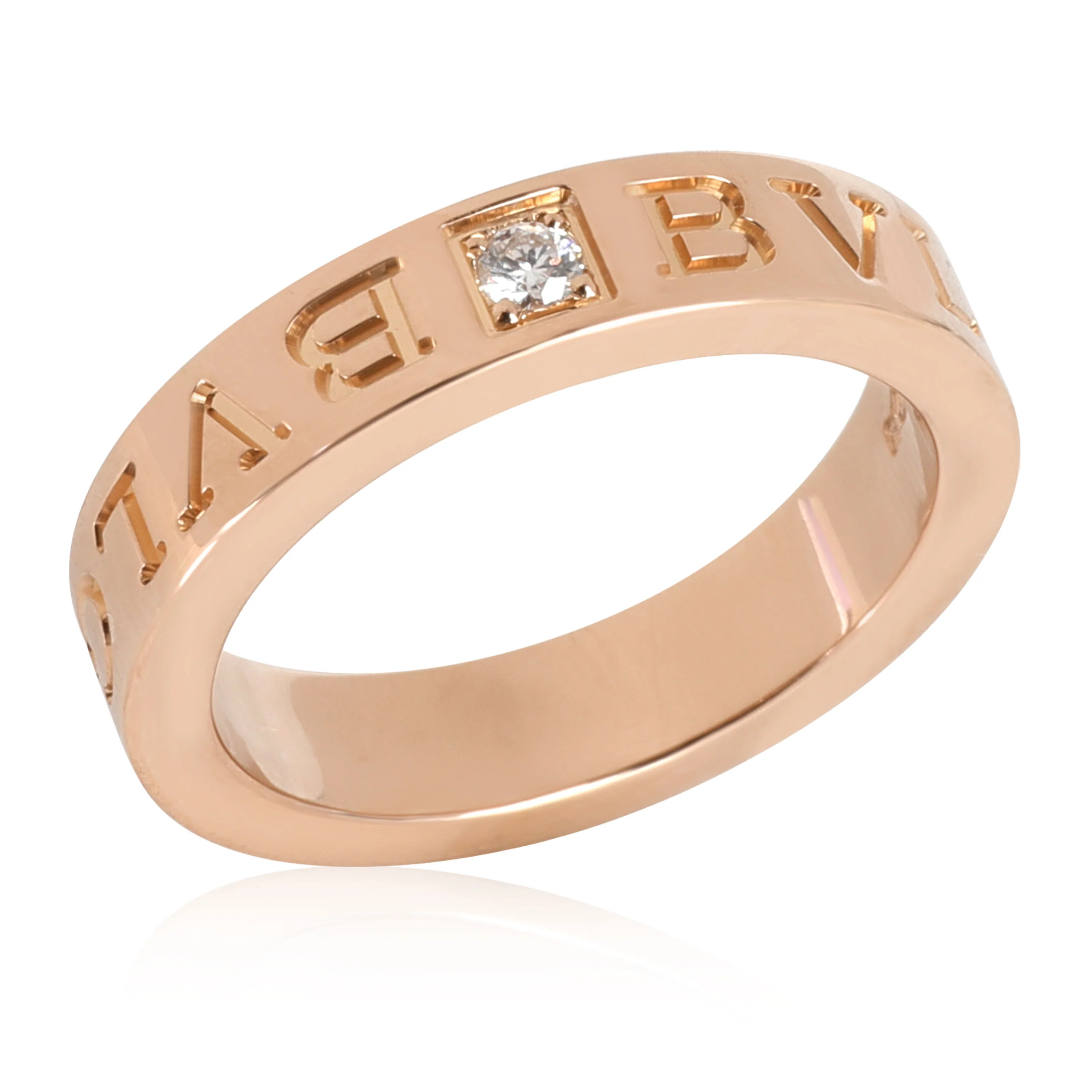 Bvlgari Bvlgari Diamond Band in 18k Rose Gold 0.04 Ctw - Image 2