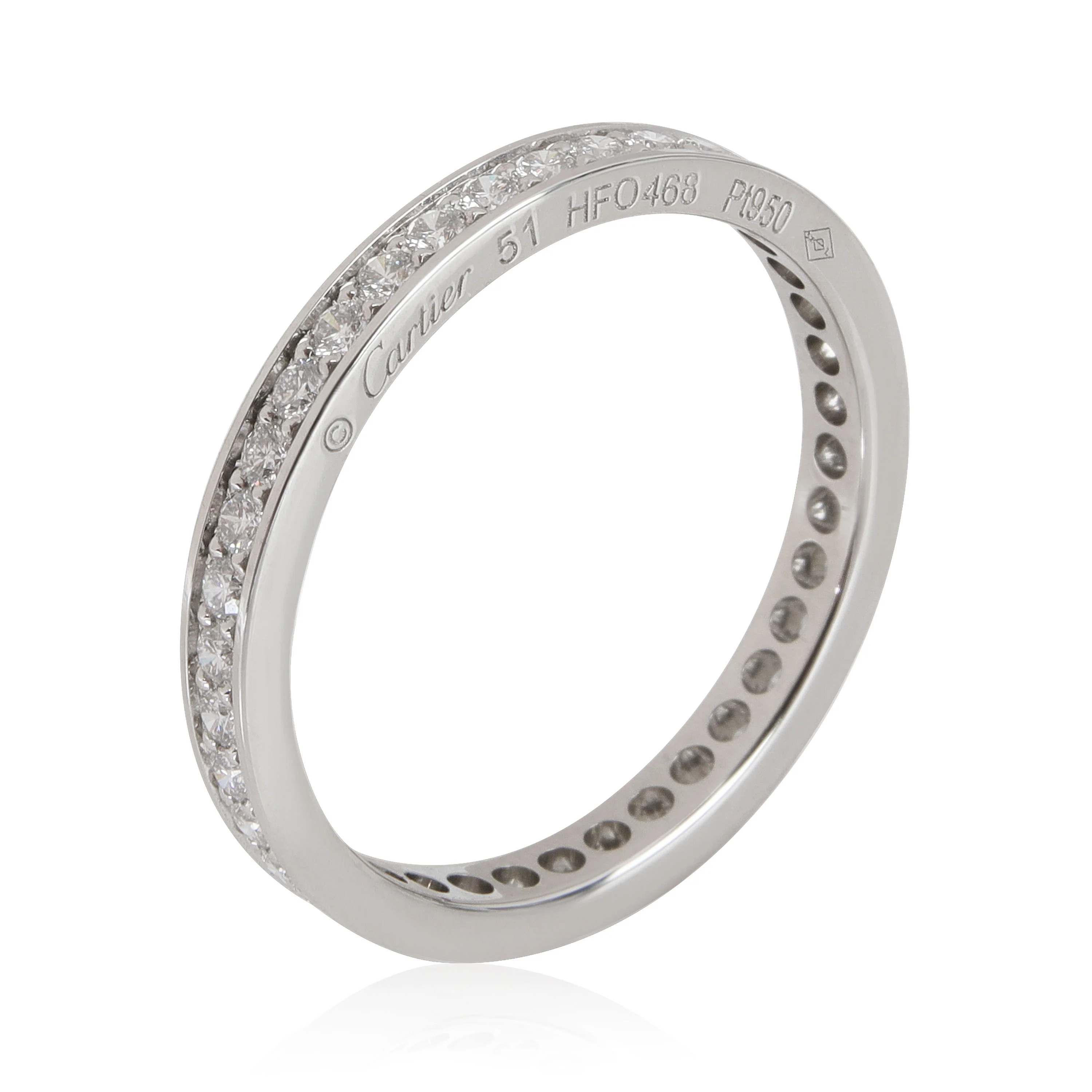 Cartier Ballerine Diamond Eternity Band in Platinum 0.38 CTW - Image 2