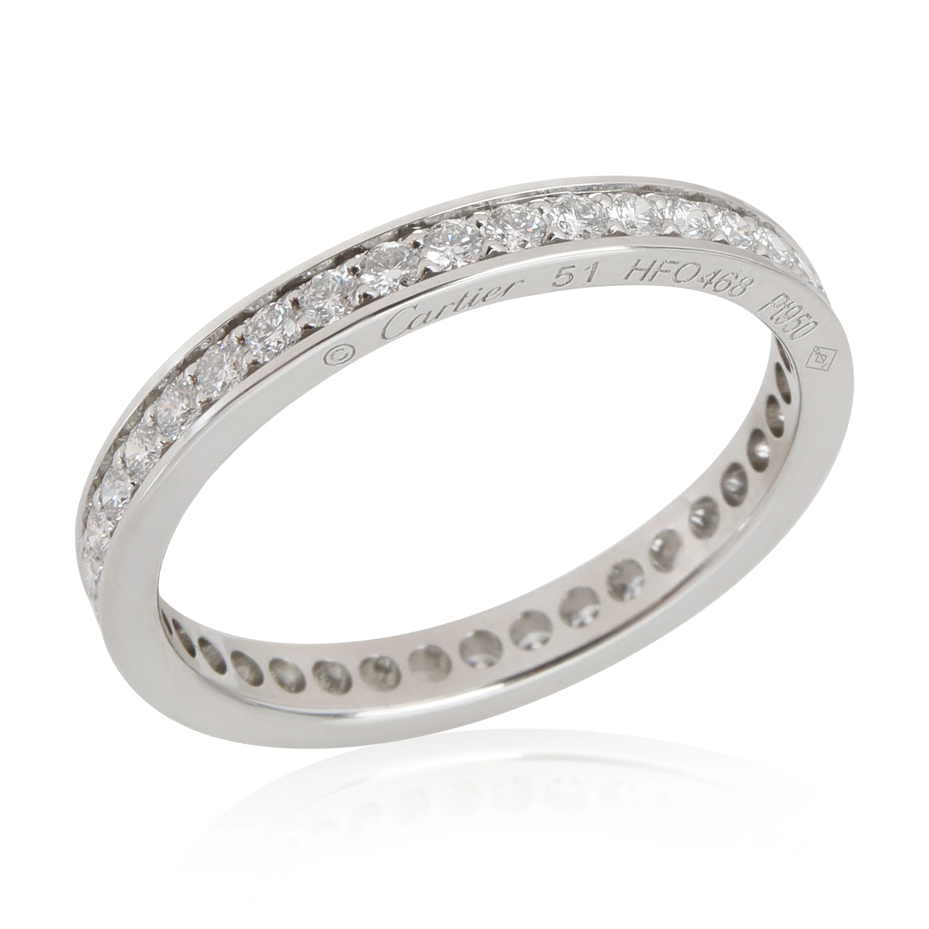 Cartier Ballerine Diamond Eternity Band in Platinum 0.38 CTW - Image 5