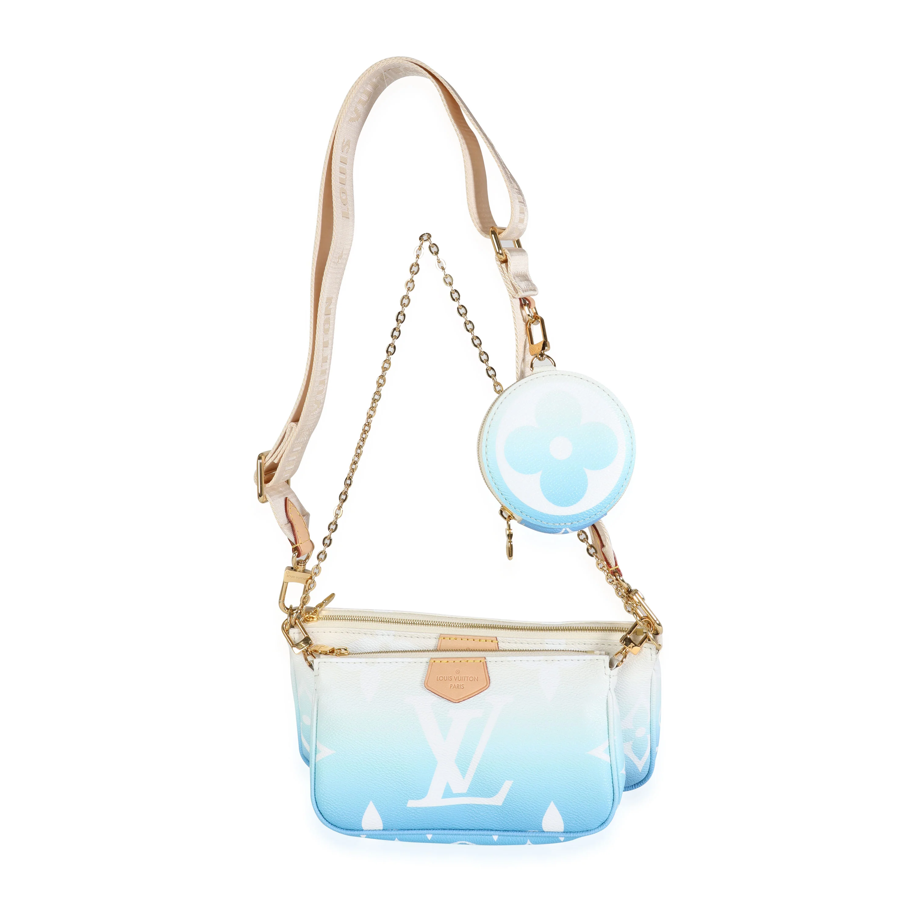 Louis Vuitton Blue Monogram Giant By The Pool Multi-Pochette Accessoires - Image 4