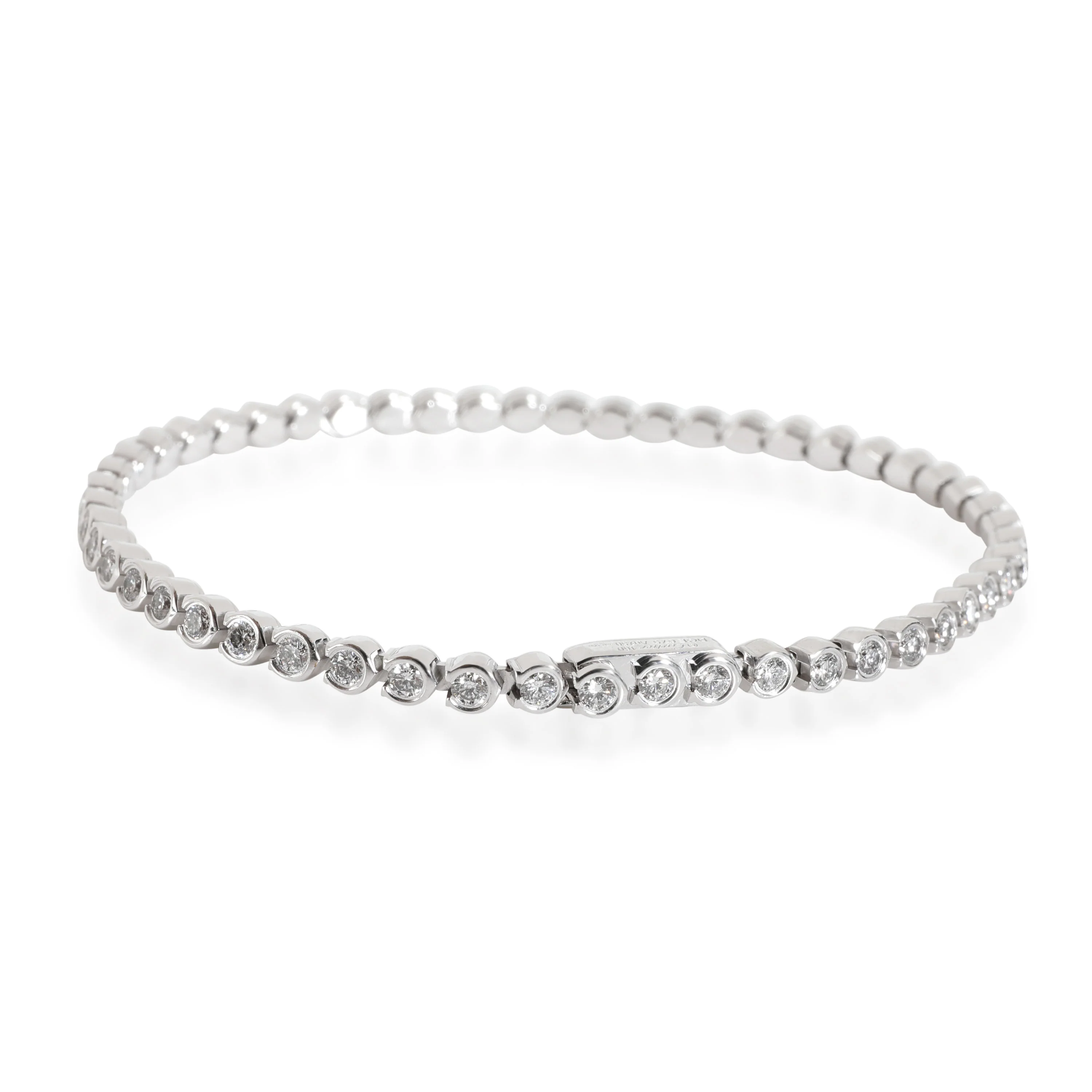 Cartier C De Cartier Diamond Bracelet with C Bezels  in 18k White Gold 1.53 CTW - Image 2