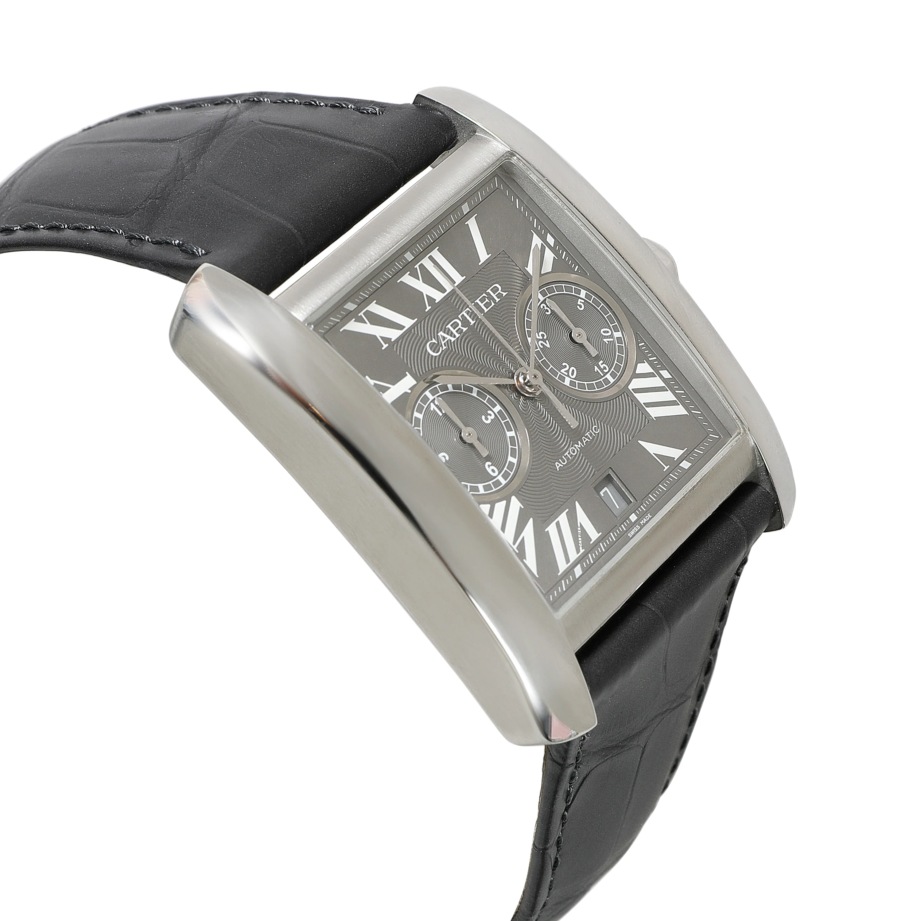 Cartier Tank MC W5330008 Mens Watch in  Stainless Steel - Image 2