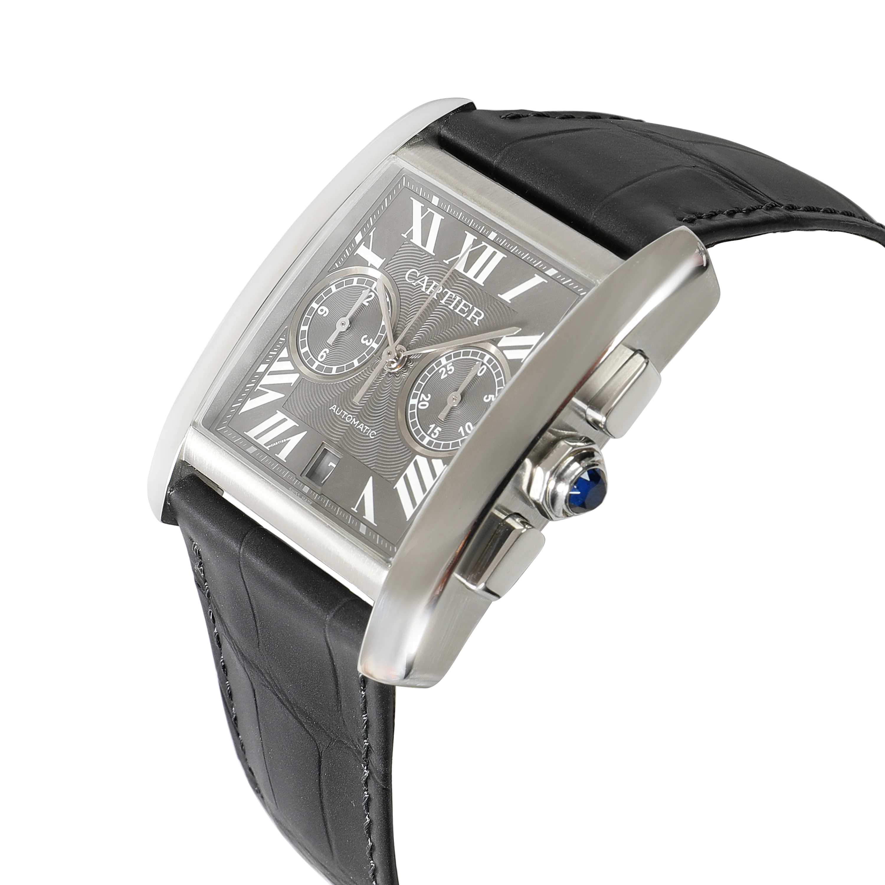 Cartier Tank MC W5330008 Mens Watch in  Stainless Steel - Image 3