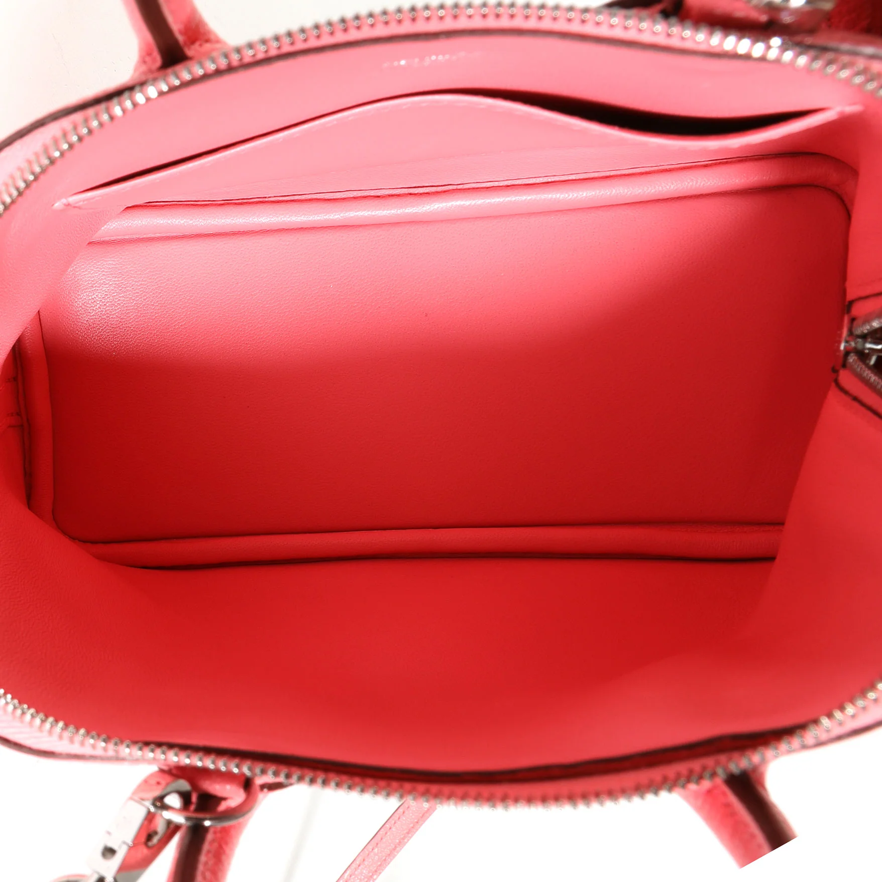 Hermès Rose Dete Chévre Mini Bolide PHW - Image 6