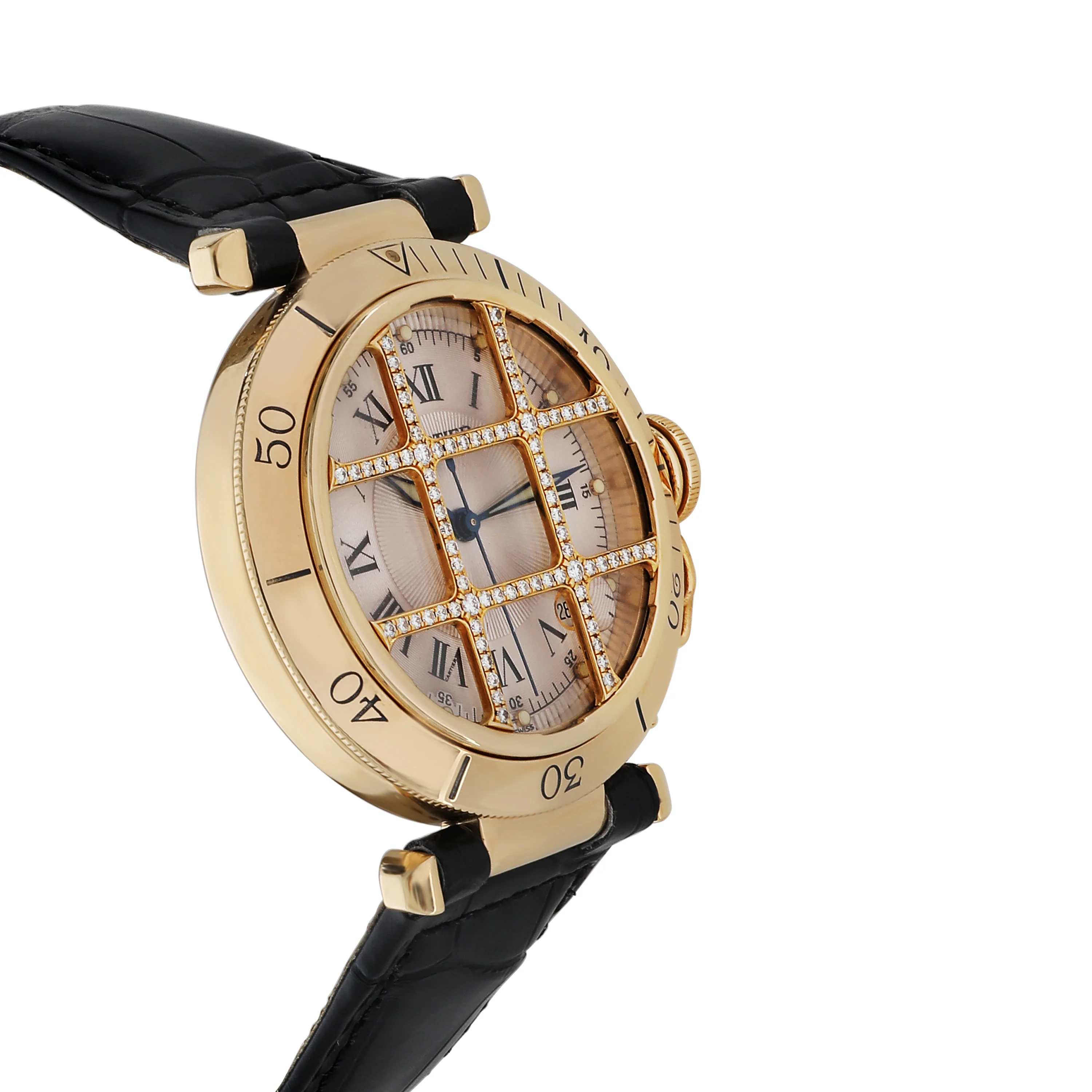 Cartier Pasha 1023 Mens Watch in 18kt Yellow Gold - Image 2
