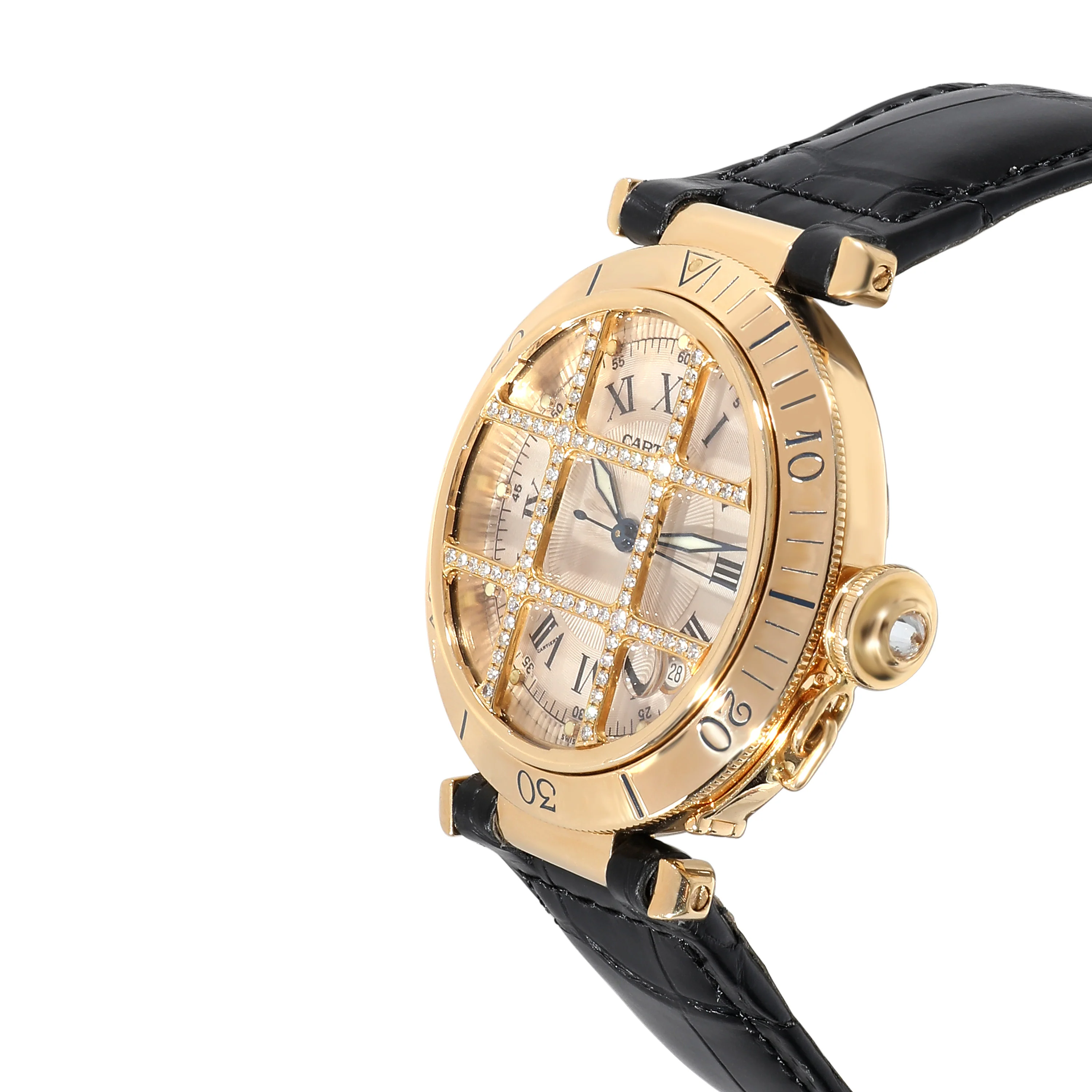 Cartier Pasha 1023 Mens Watch in 18kt Yellow Gold - Image 3