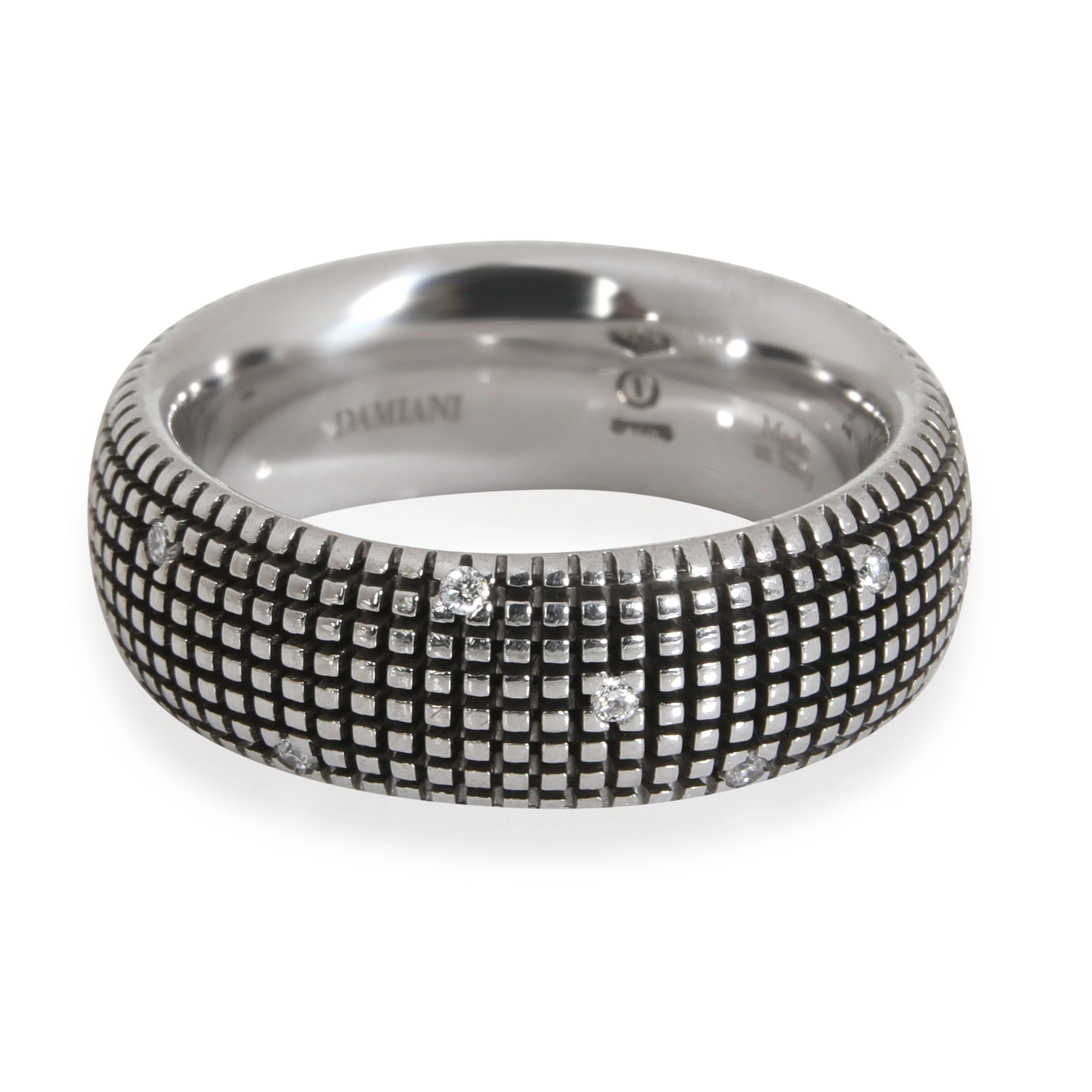 Damiani Metropolitan Diamond Band in 18k Two-Tone Gold 0.14 CTW - Image 4