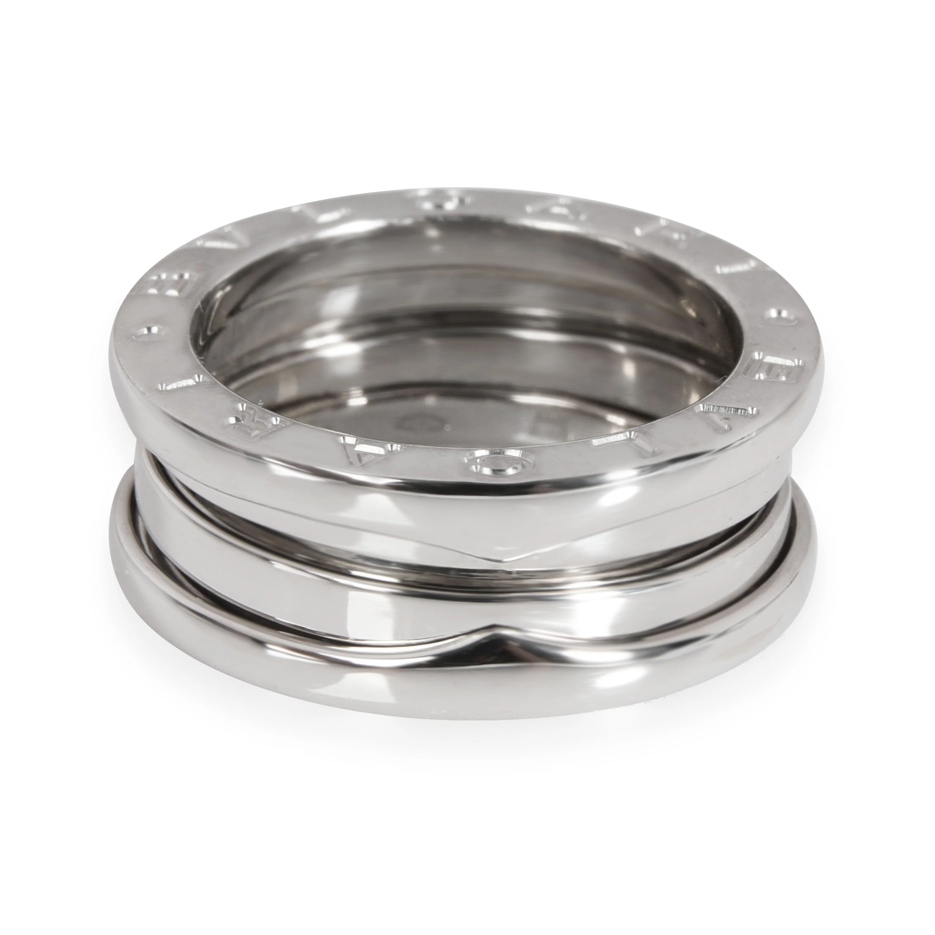 Bvlgari B.zero1 Three-Band Ring in 18k White Gold