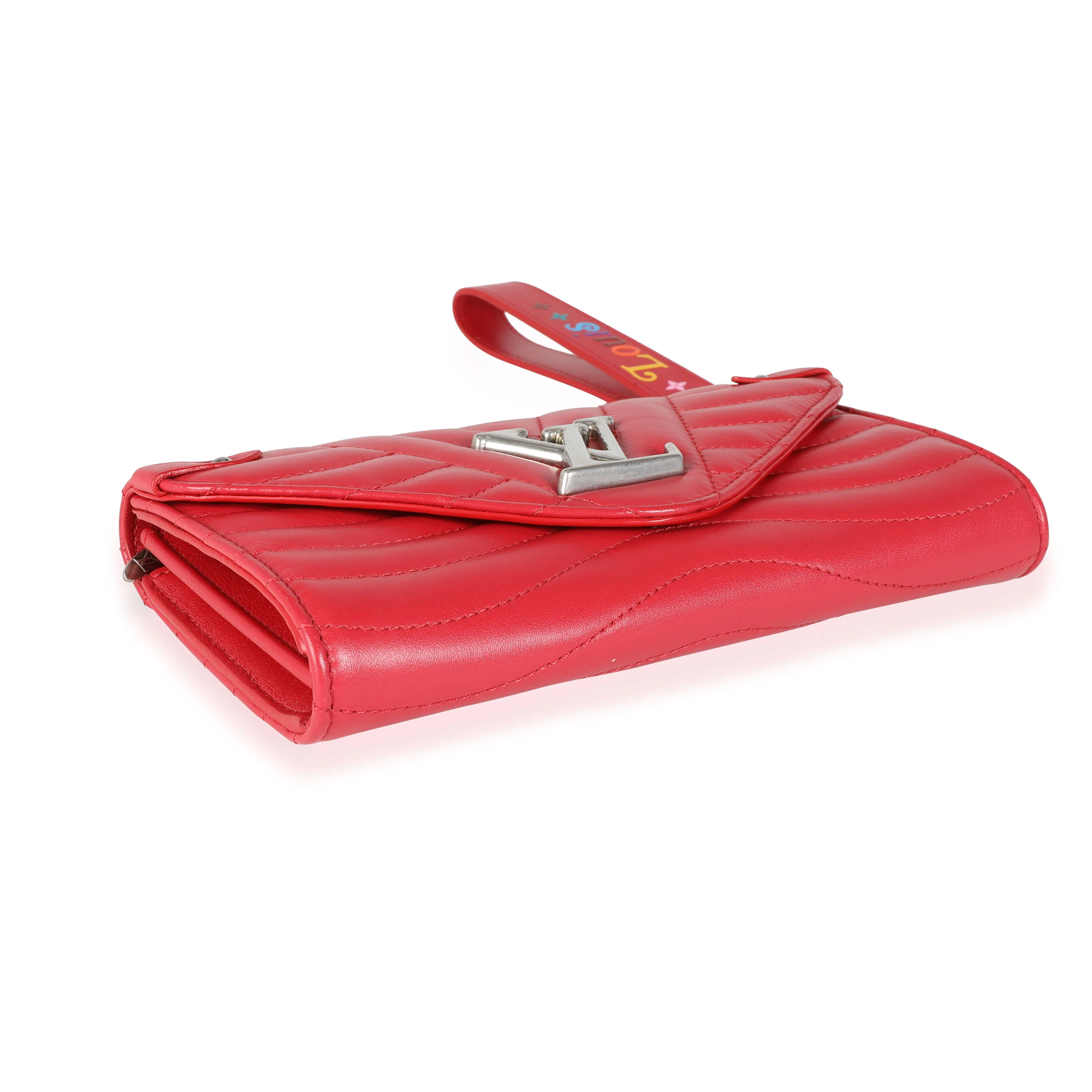 Louis Vuitton Red Quilted Cowhide New Wave Wristlet Wallet - Image 6