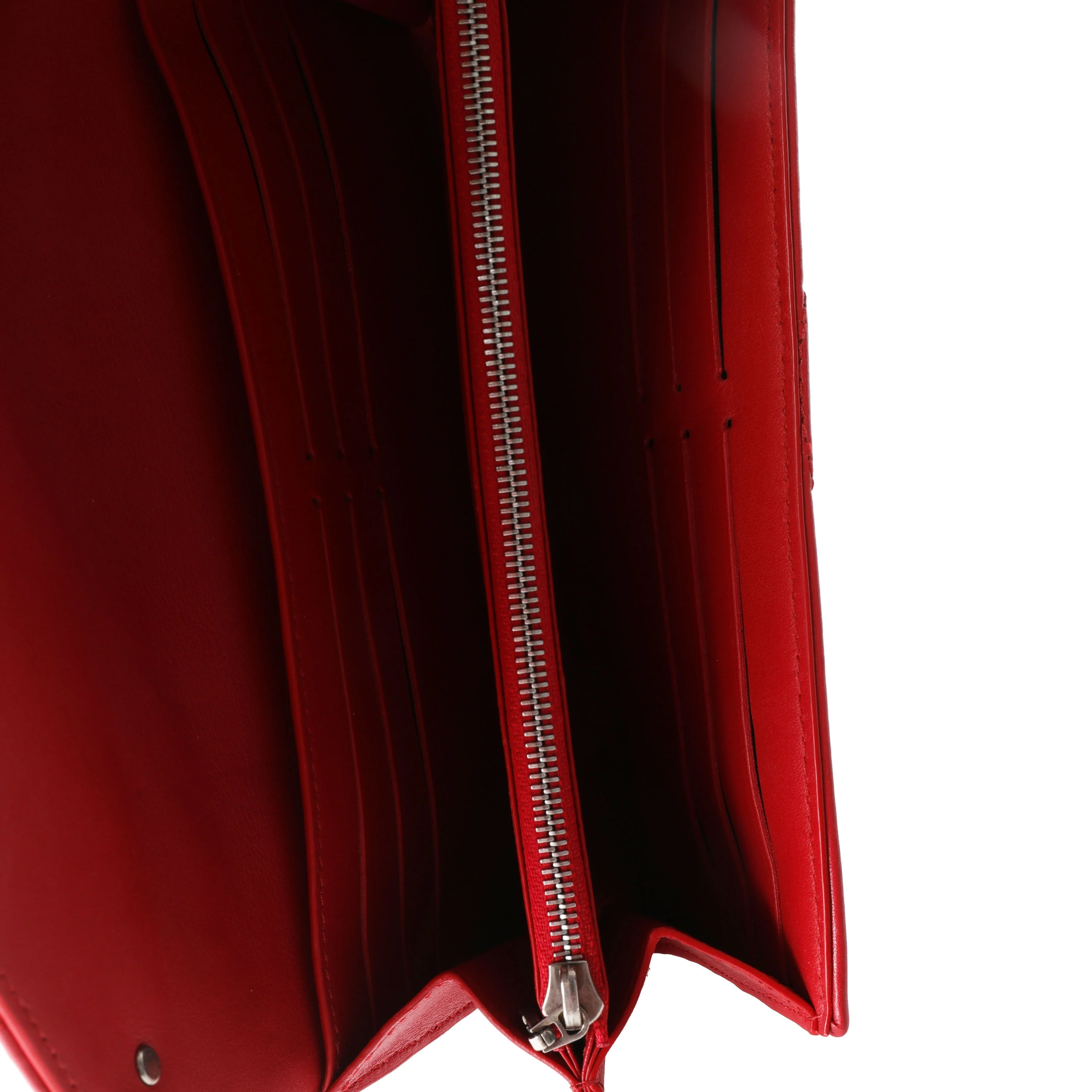 Louis Vuitton Red Quilted Cowhide New Wave Wristlet Wallet - Image 8