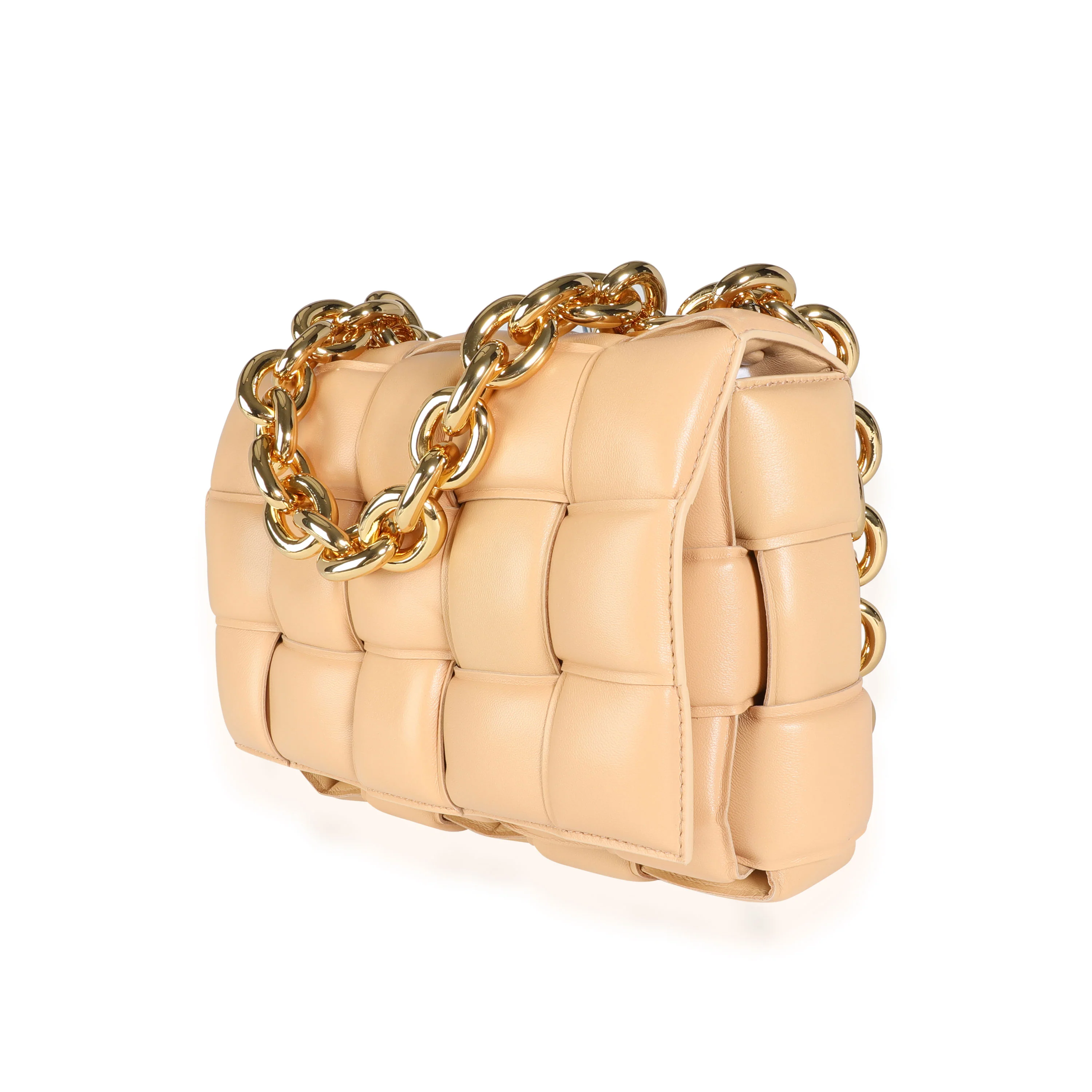 Bottega Veneta Almond Maxi Intrecciato Leather Chain Cassette Bag - Image 2