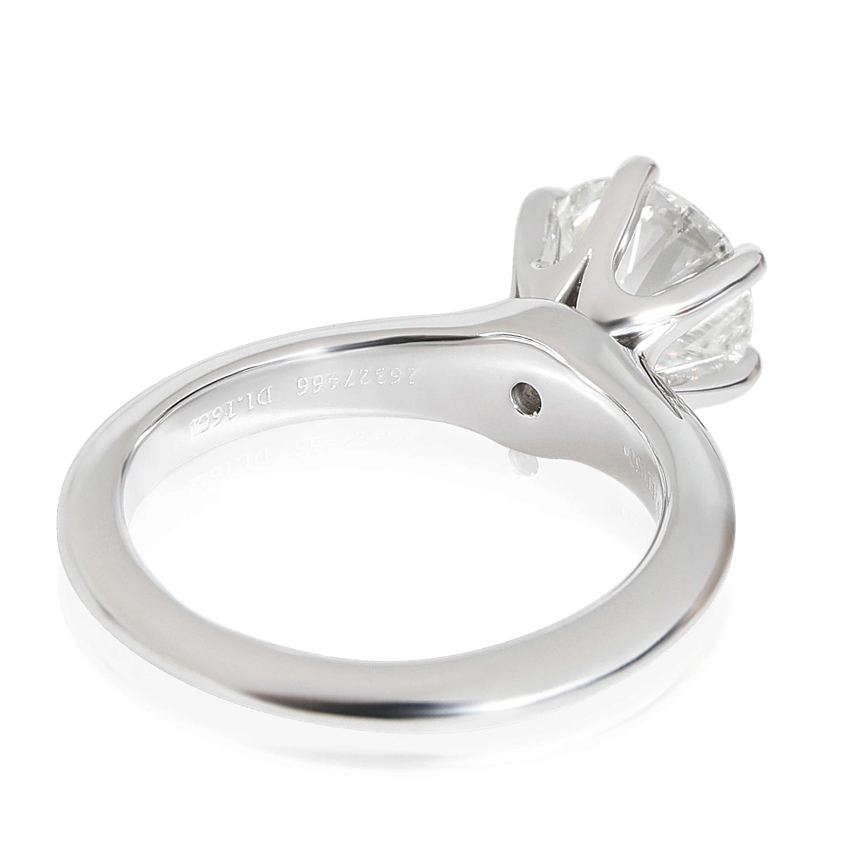 Diamond Engagement Ring in Platinum G SI1 1.16 CTW - Image 4
