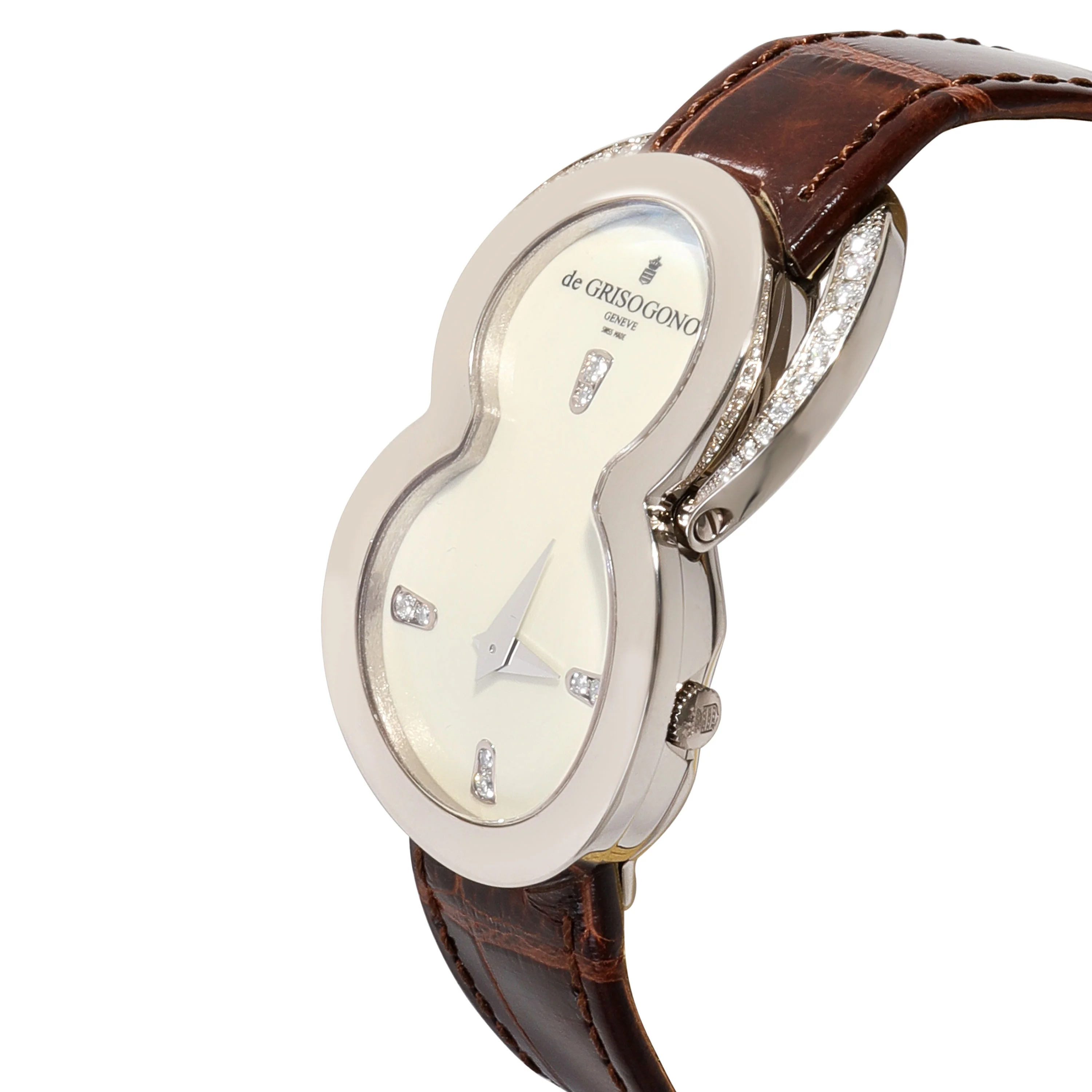 deGrisogono Be Eight Be Eight Womens Watch in 18kt White Gold - Image 3