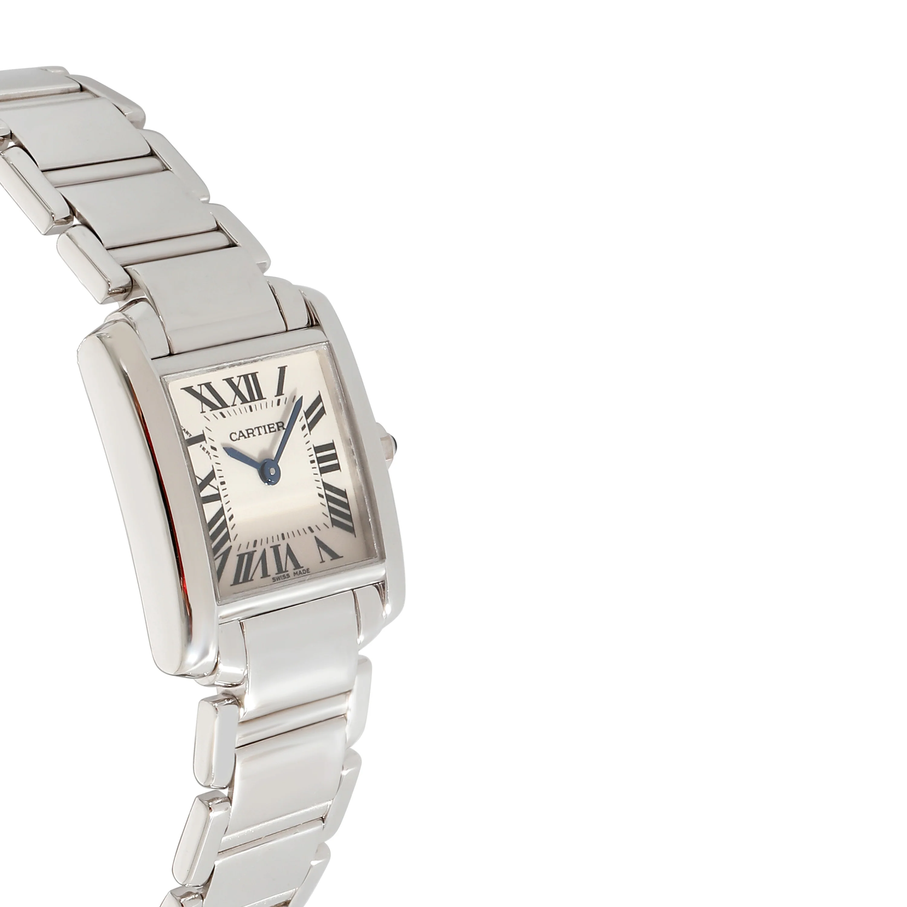 Cartier Tank Francaise W50012S3 Womens Watch in 18kt White Gold - Image 2