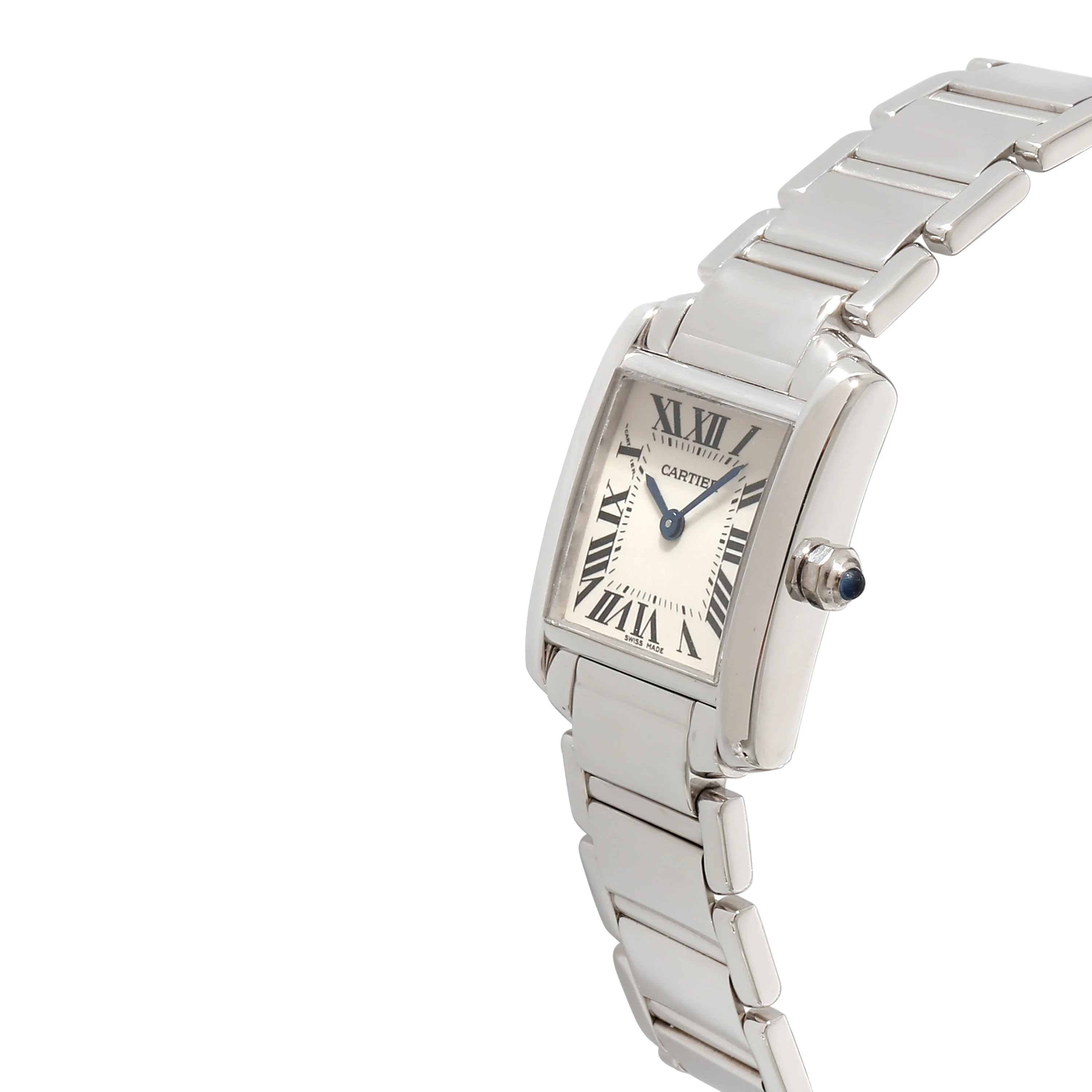 Cartier Tank Francaise W50012S3 Womens Watch in 18kt White Gold - Image 3