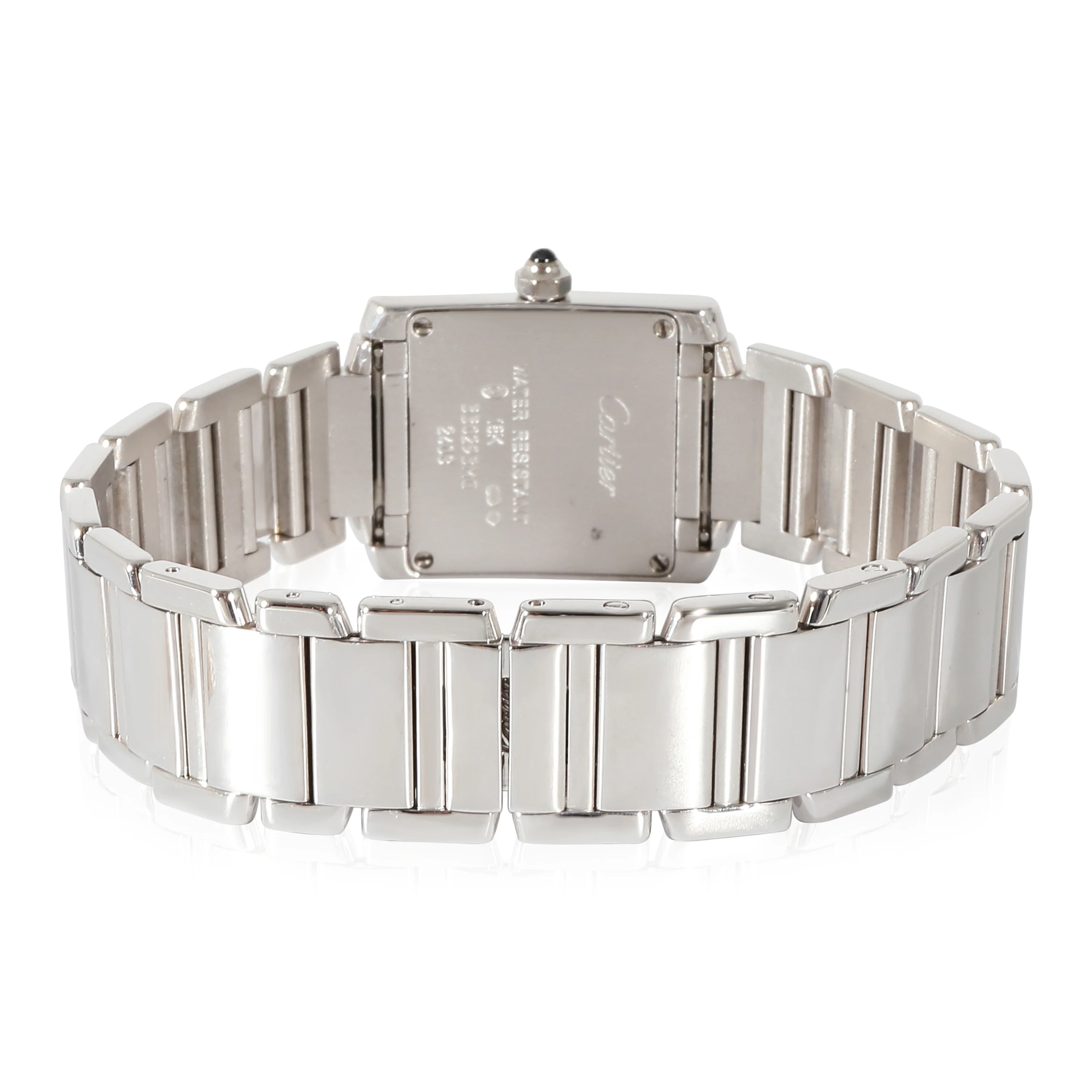 Cartier Tank Francaise W50012S3 Womens Watch in 18kt White Gold - Image 4