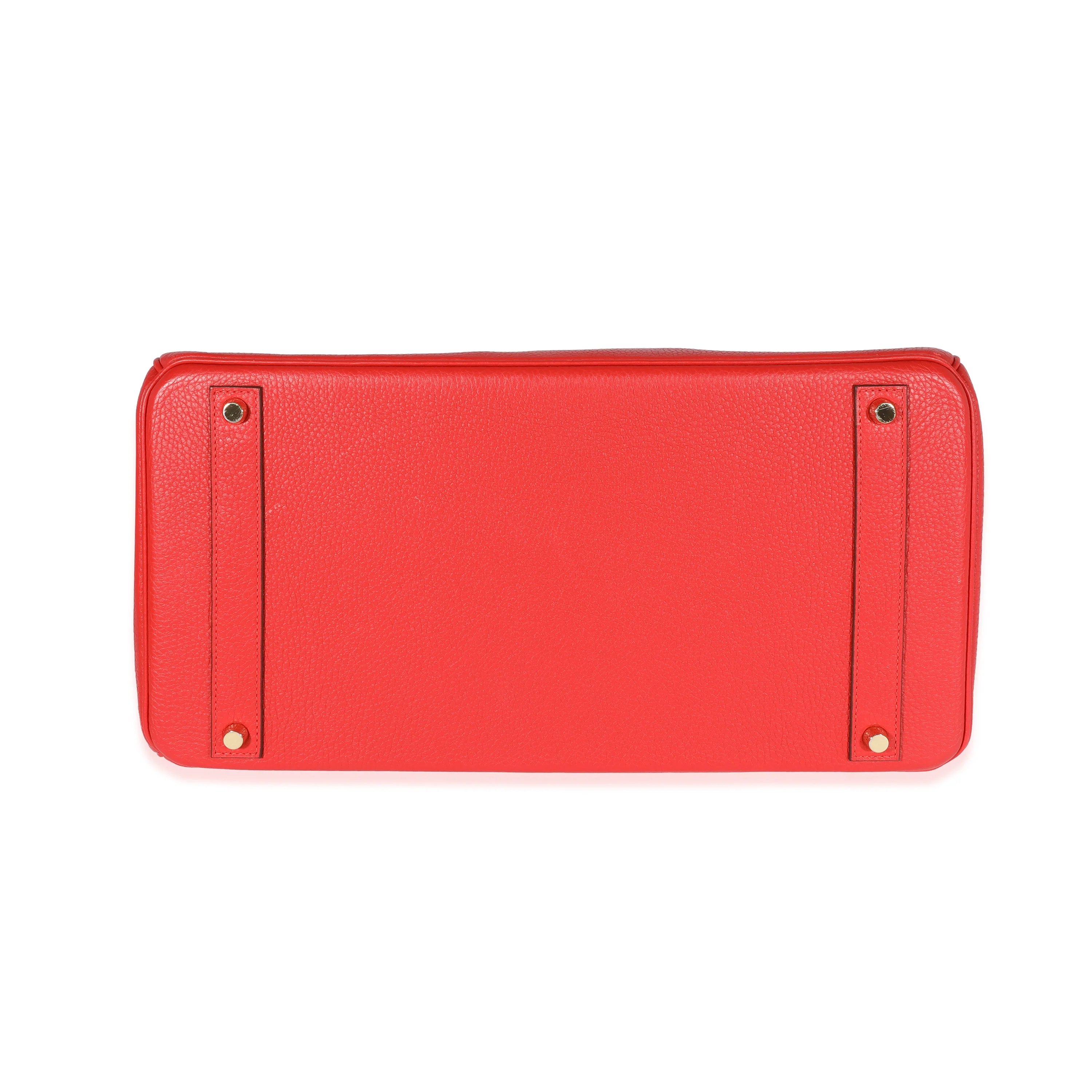 Hermès Geranium Togo Birkin 40 GHW - Image 4