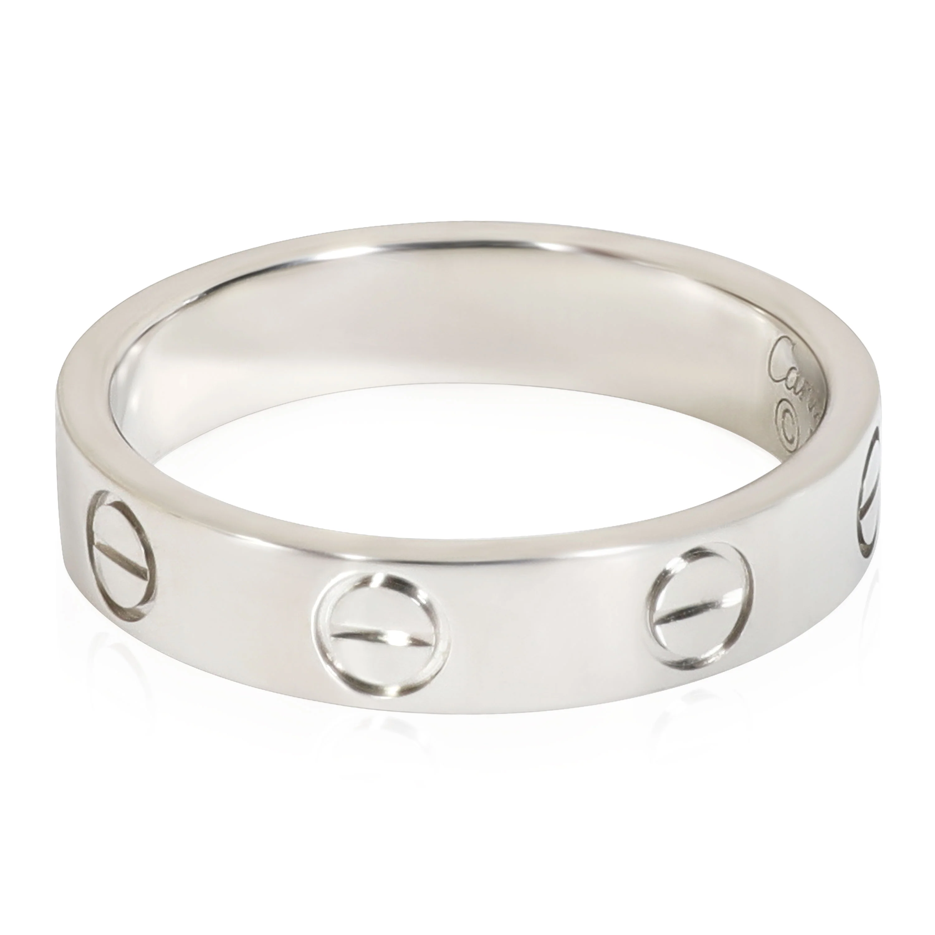 Cartier LOVE Wedding Ring in 950 Platinum - Image 2
