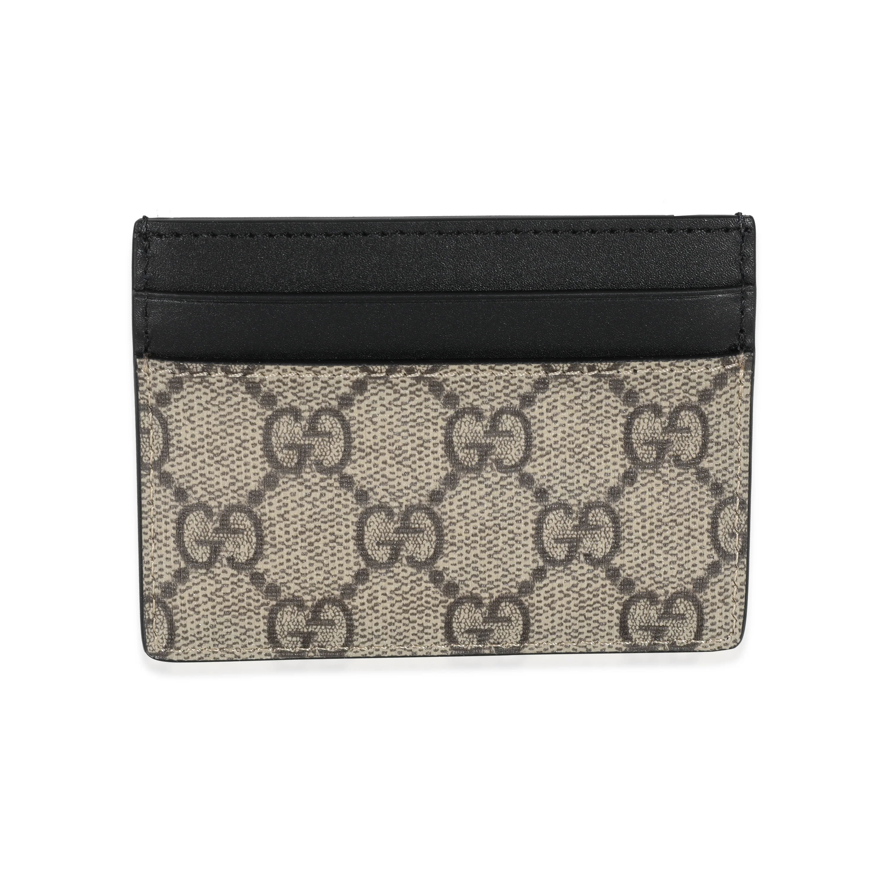 Gucci GG Supreme Monogram Tiger Print Card Holder - Image 3