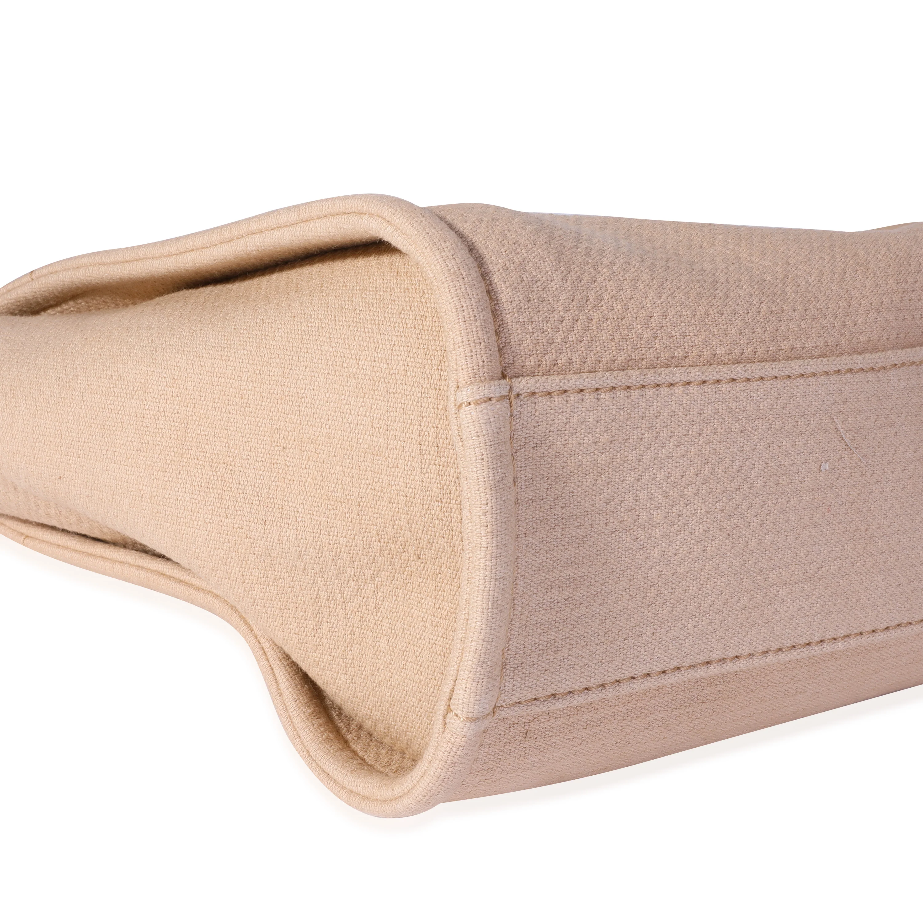 Chanel Beige Canvas Small Deauville Tote - Image 6