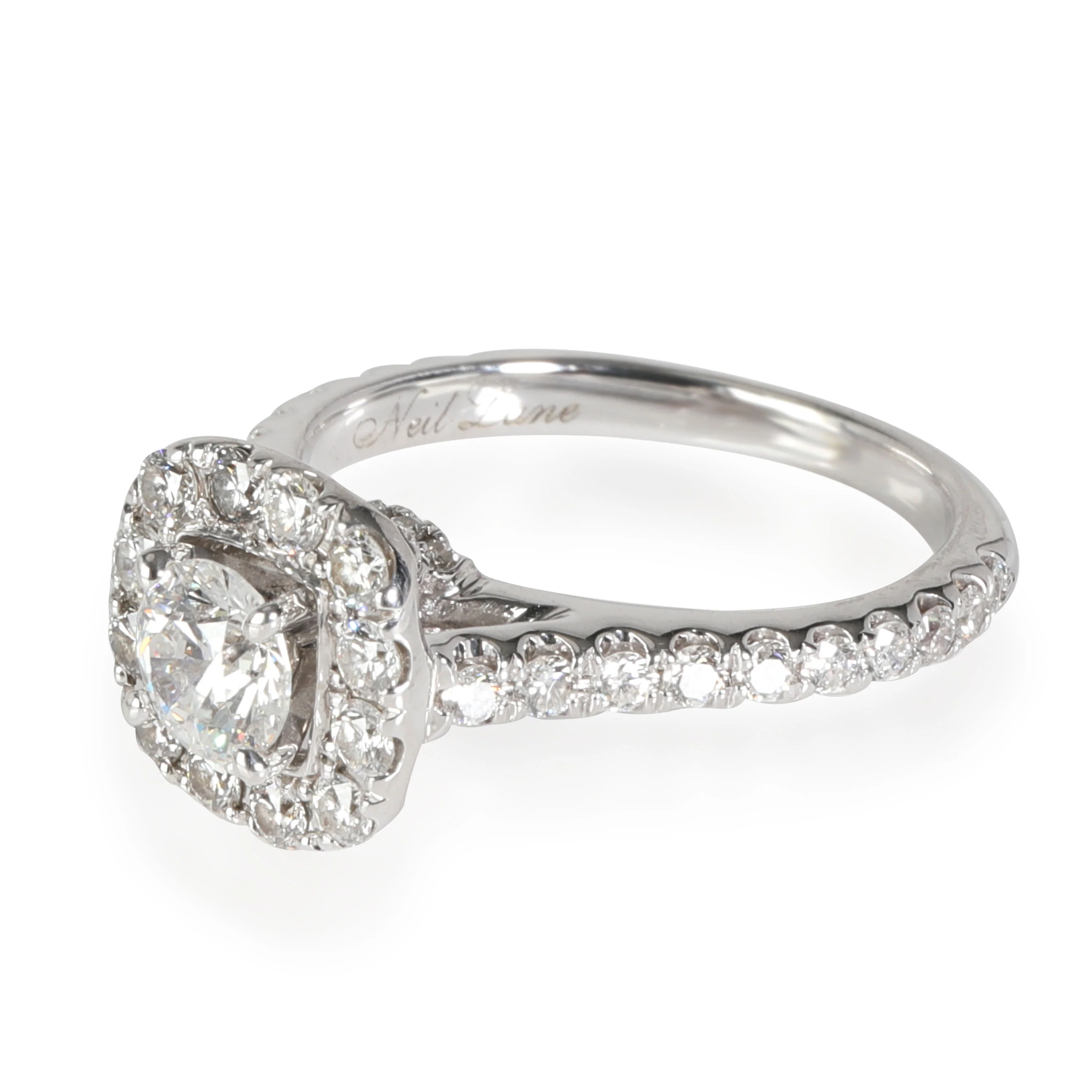 Neil Lane Diamond Engagement Ring in 14k White Gold, 1 5/8 Ctw - Image 2
