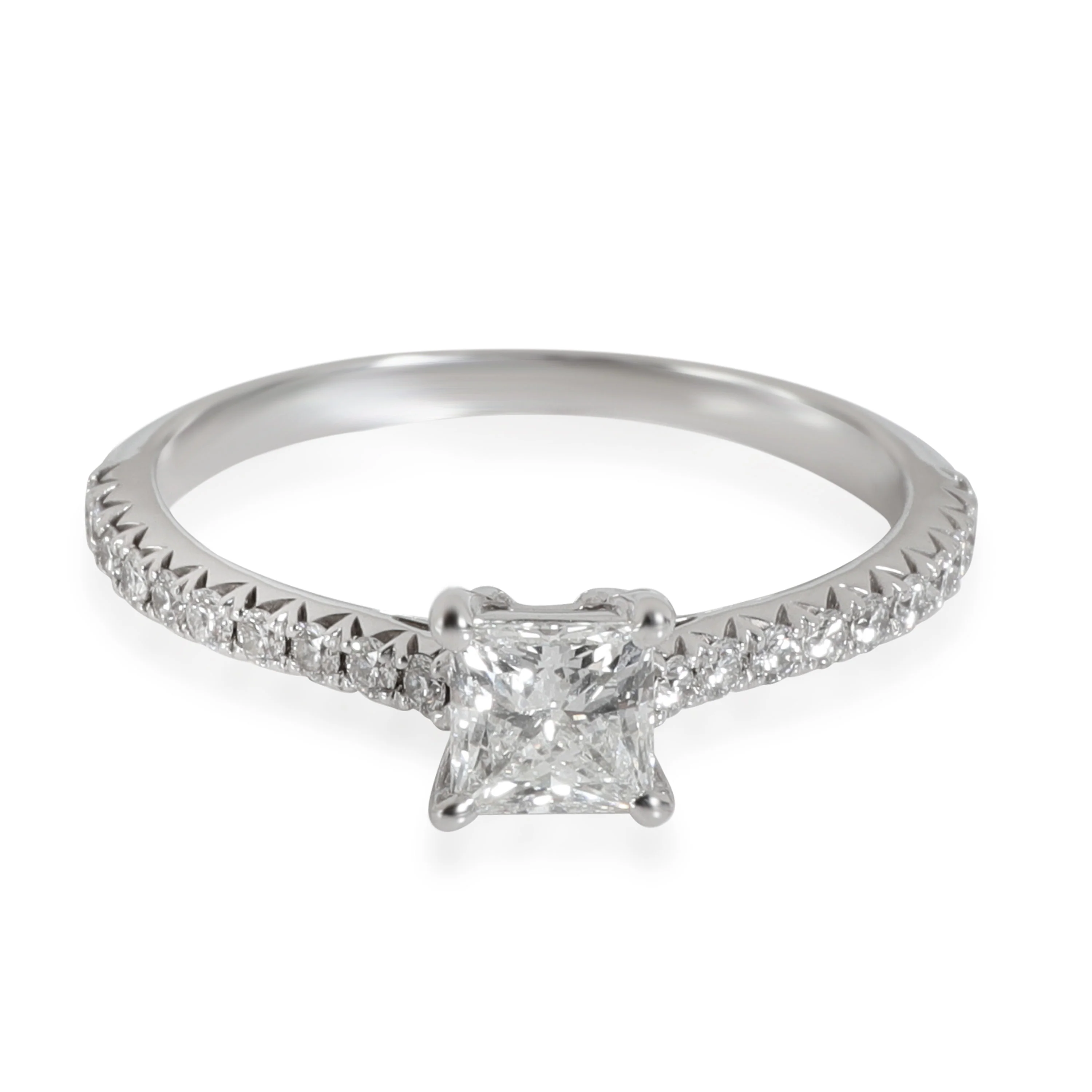 Tiffany & Co. Novo Diamond Engagement Ring in Platinum G VS1 0.59CTW