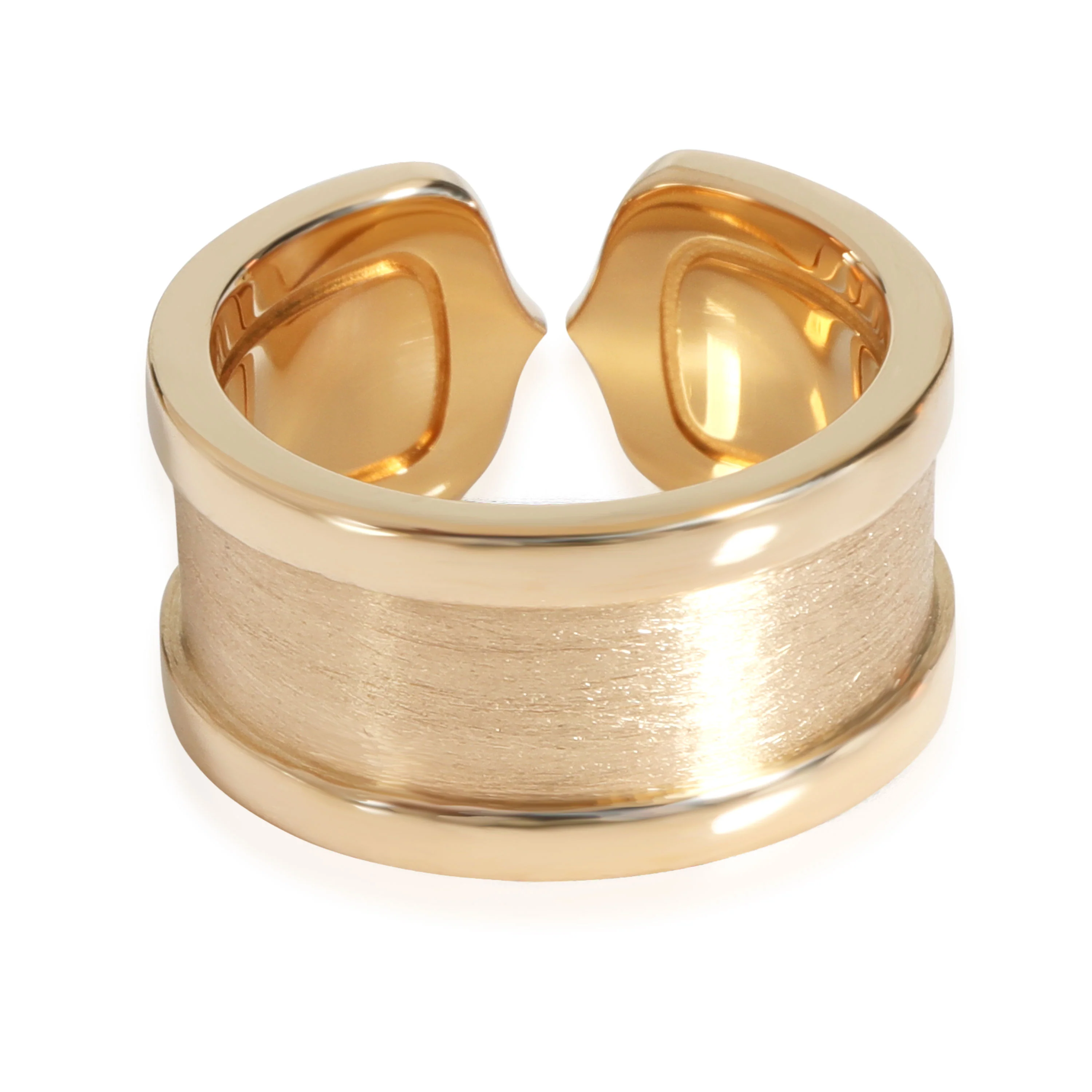 Cartier C de Cartier 10 mm Wide Band in 18k Yellow Gold - Image 4