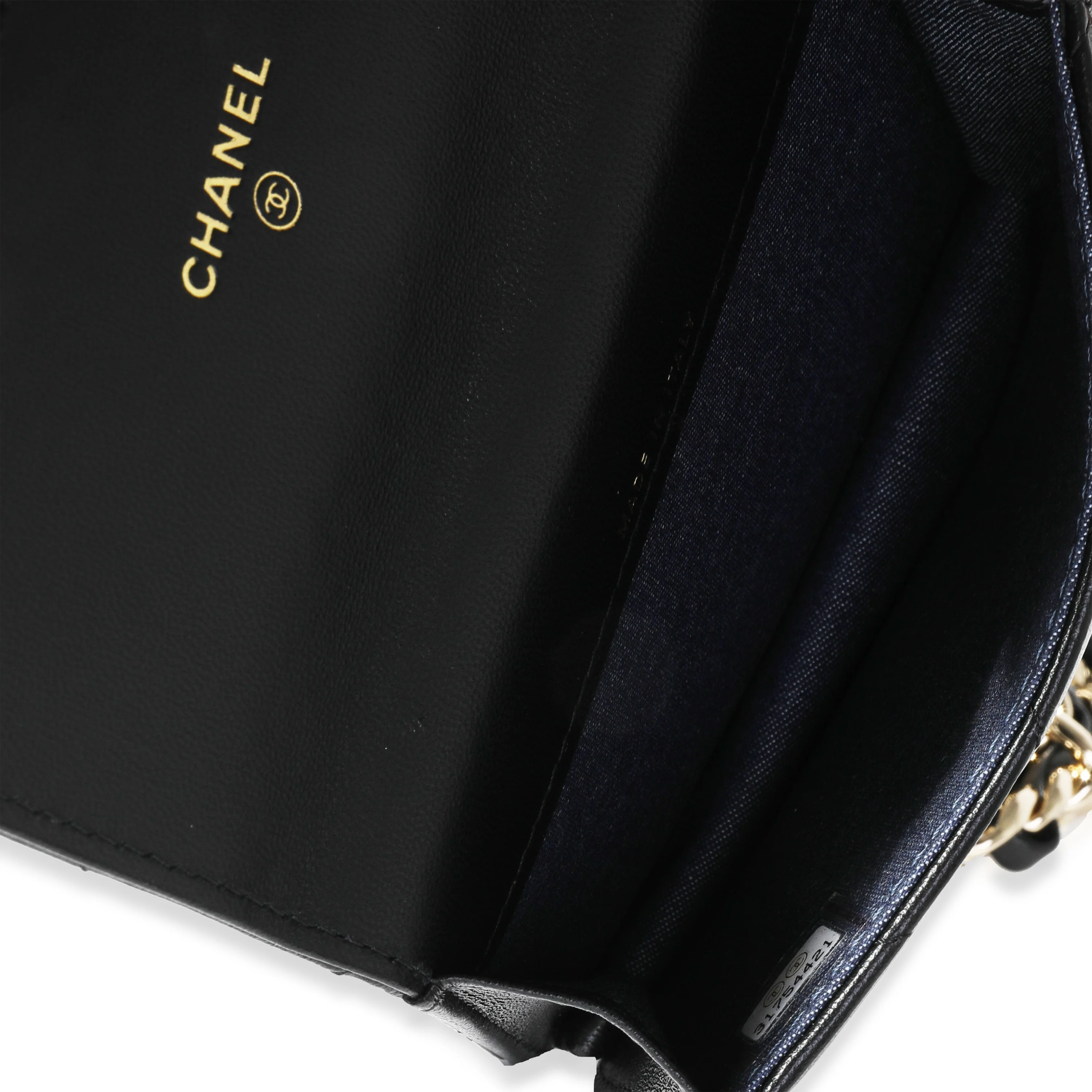 Chanel Black Quilted Lambskin Elegant Chain Belt Bag - Image 5
