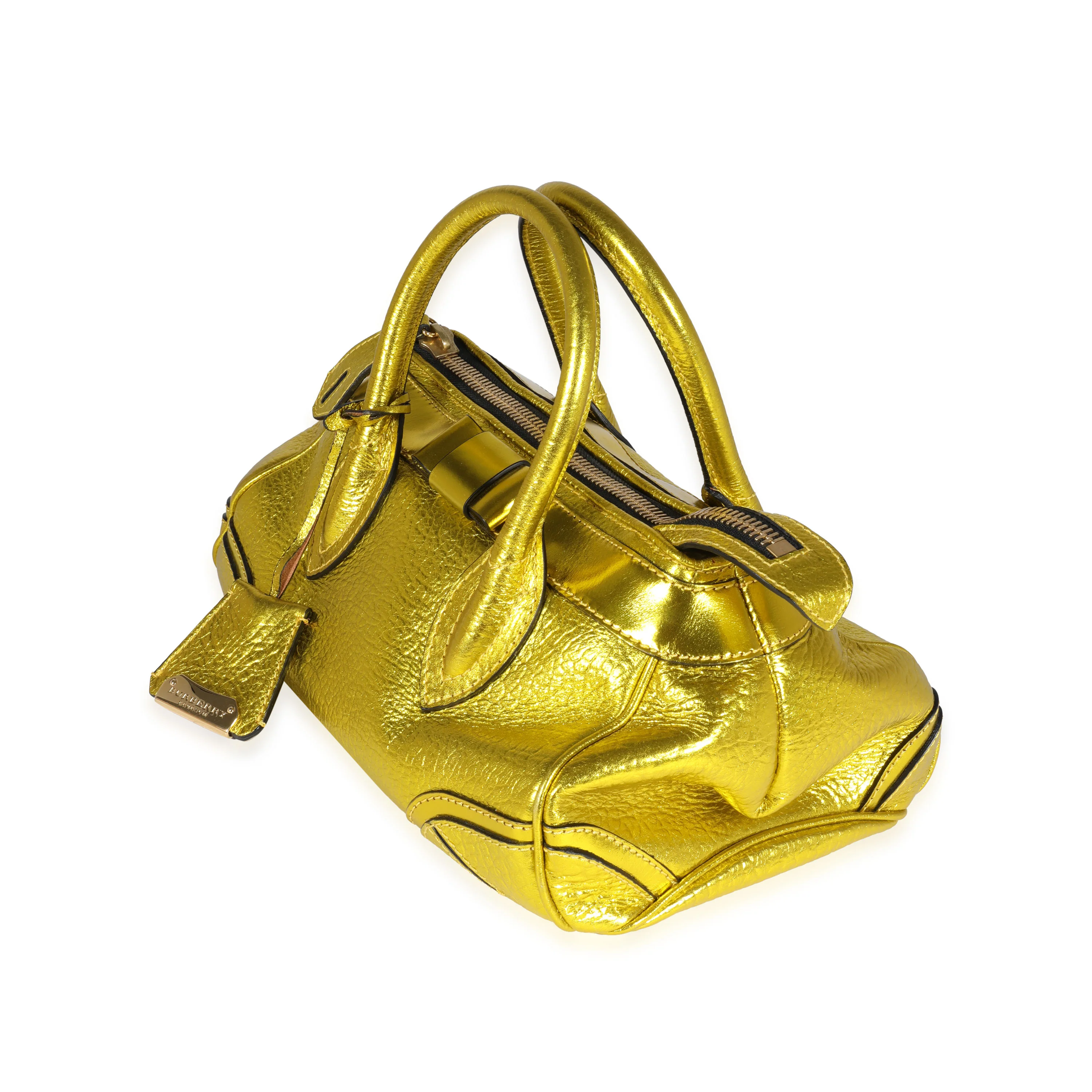 Burberry Prorsum Metallic Calfskin Medium Blaze Satchel - Image 2