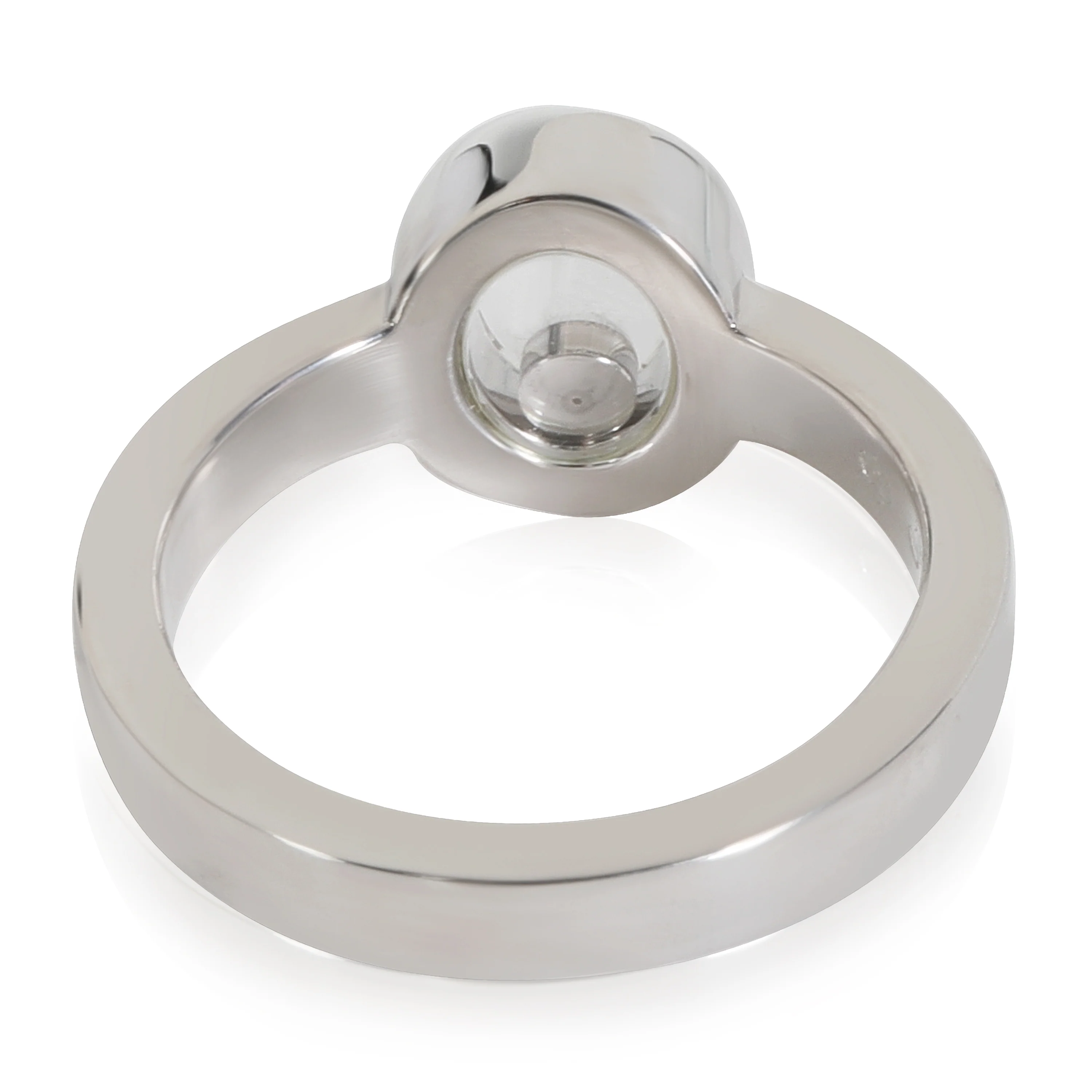 Chopard Happy Diamonds Oval  Ring in 18K White Gold 0.06 CTW - Image 5