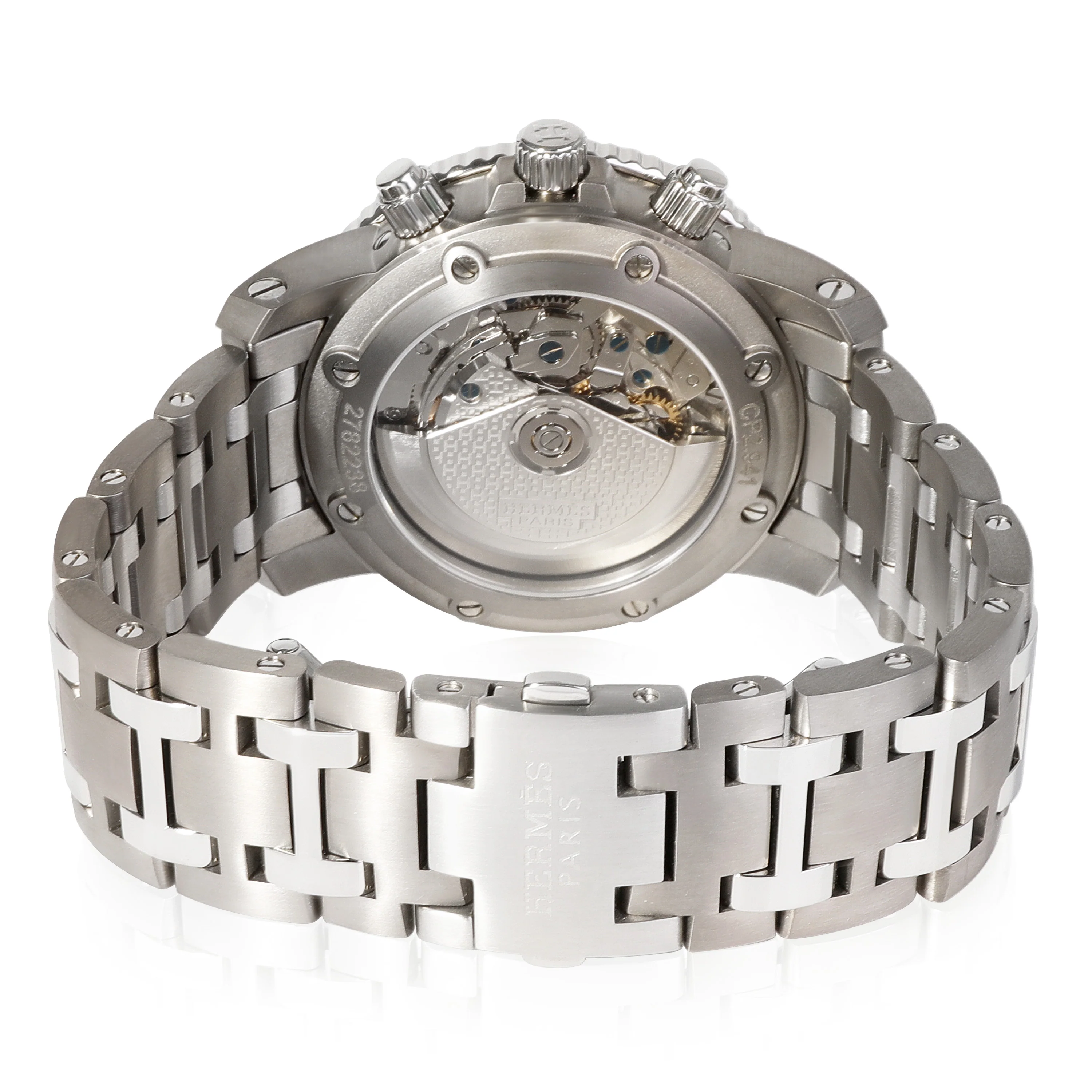 Hermès Clipper Chrono CP2.941.230.4963 Mens Watch in  SS/Titanium - Image 4