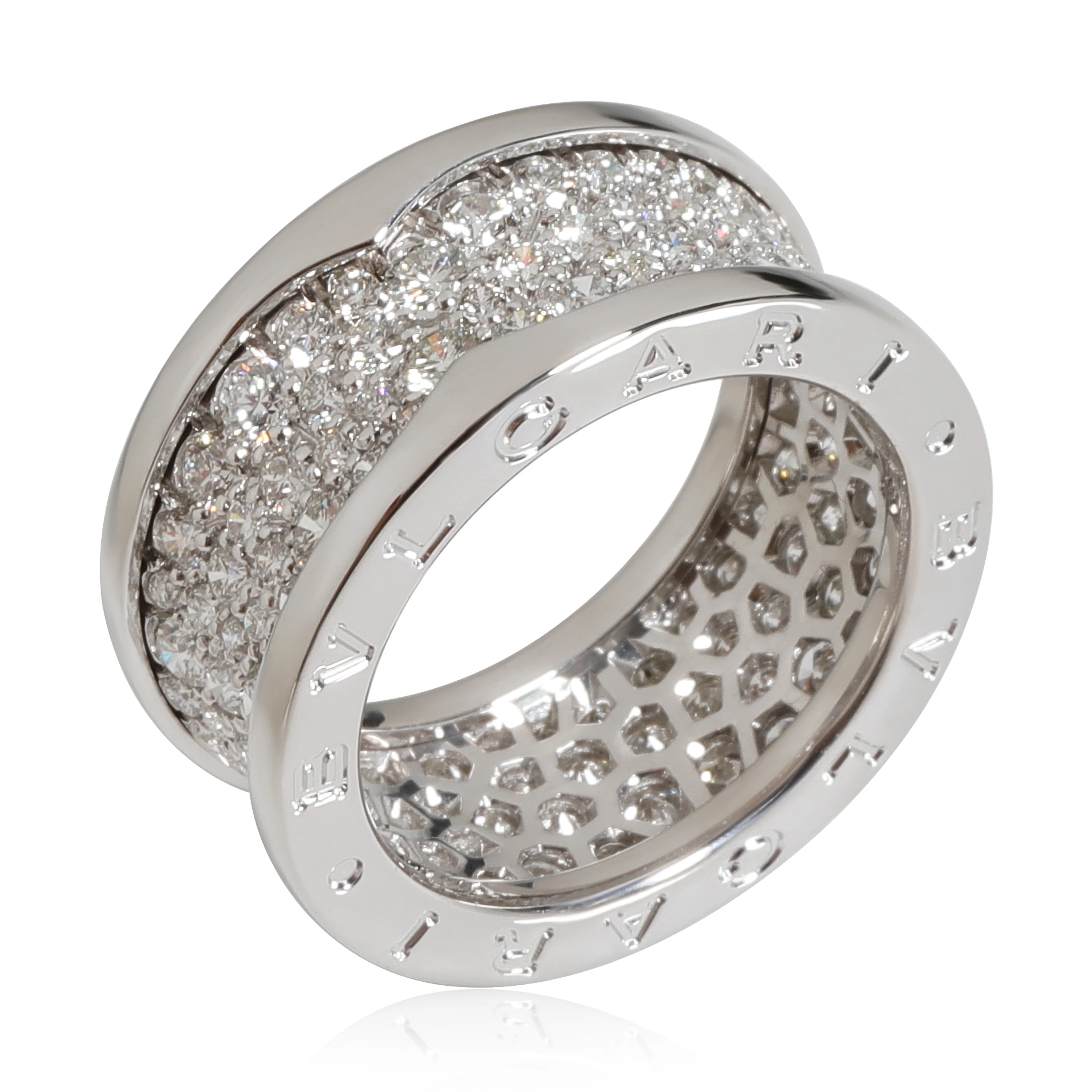 B.zero1 Pave Diamond  Ring in 18k White Gold 2.24 CTW - Image 4
