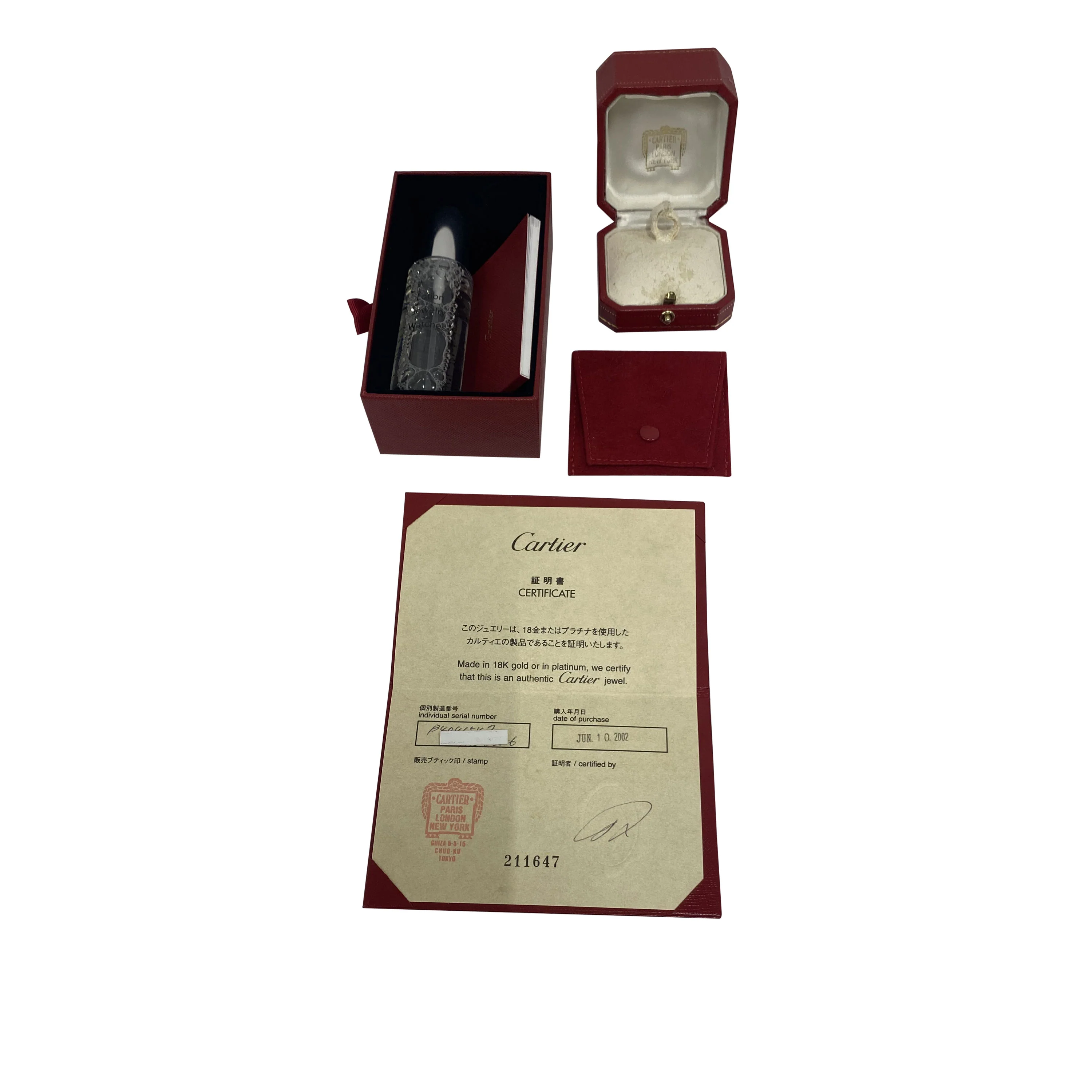 Cartier C Heart of Cartier Diamond Ring in 18K White Gold 0.13 CTW - Image 4