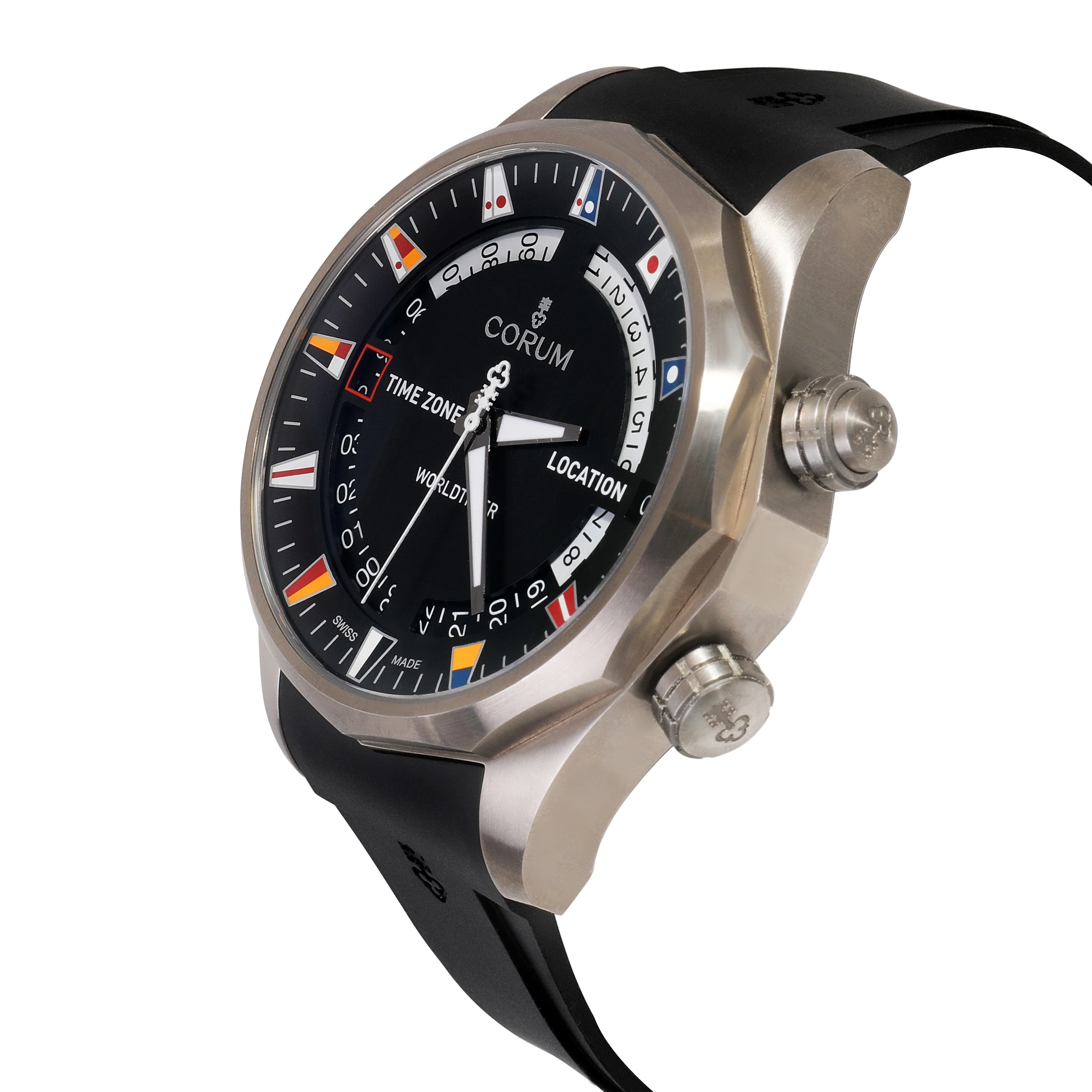 Admirals Cup Worldtimer 637.101.04/F371 Mens Watch in Titanium - Image 3