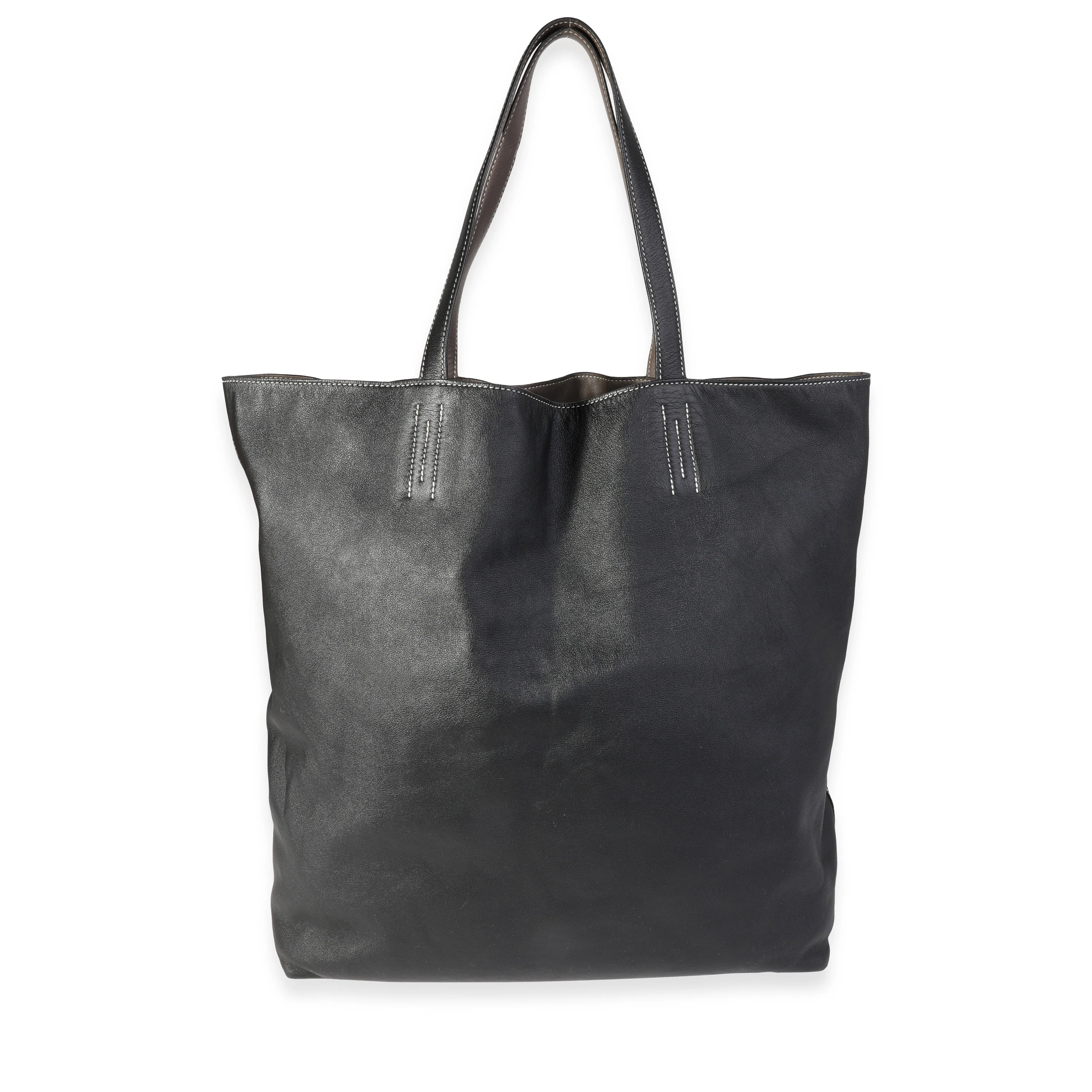 Hermès Noir & Étoupe Sikkim Double Sens 36 - Image 3