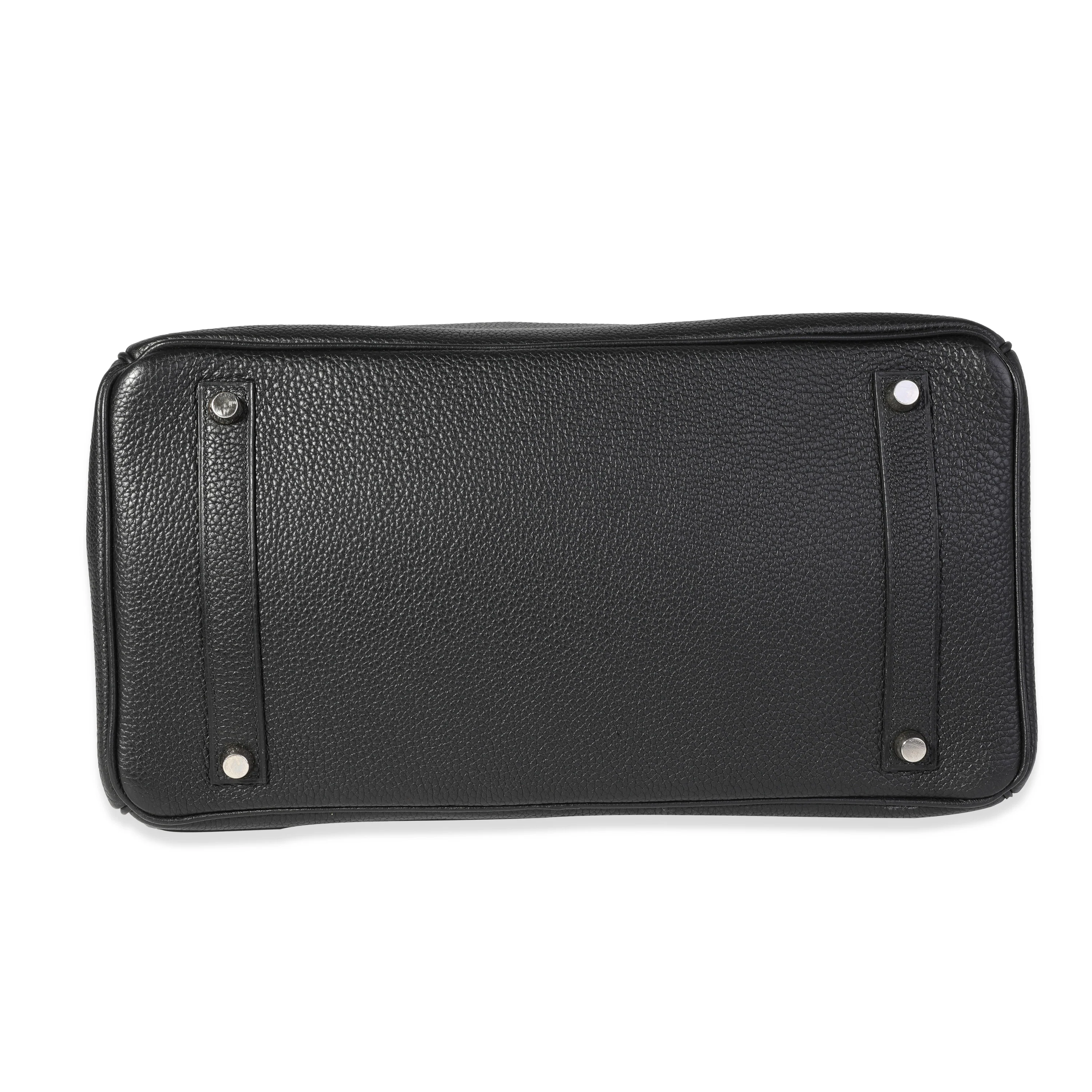 Black Togo Birkin 35 PHW - Image 5