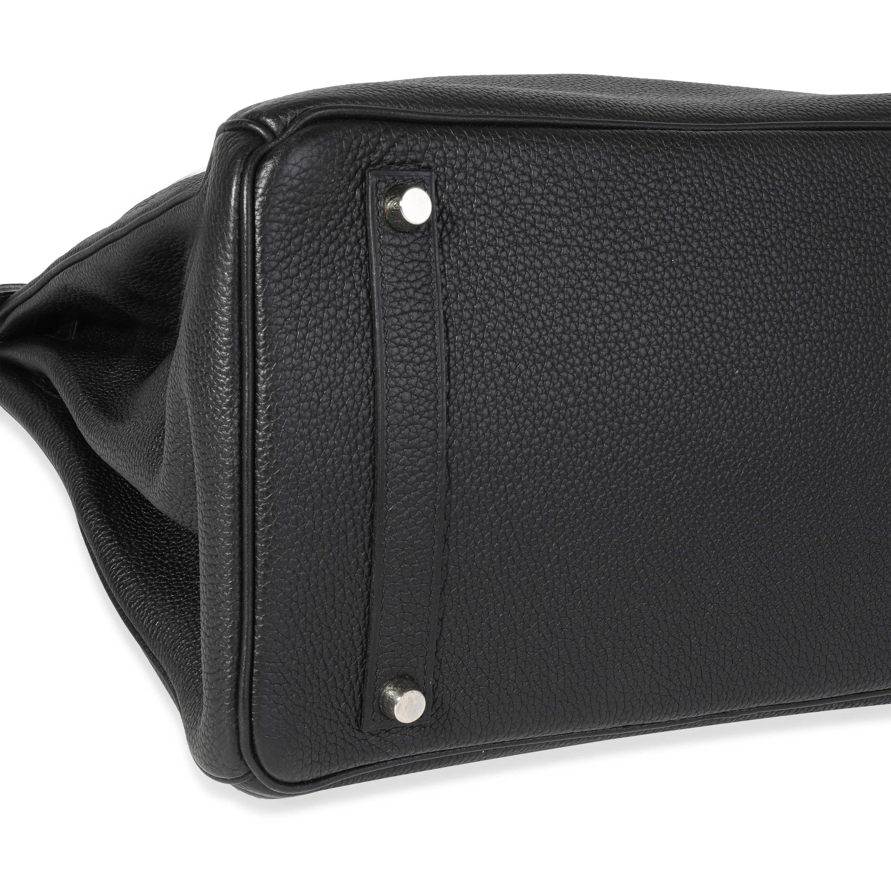 Black Togo Birkin 35 PHW - Image 6