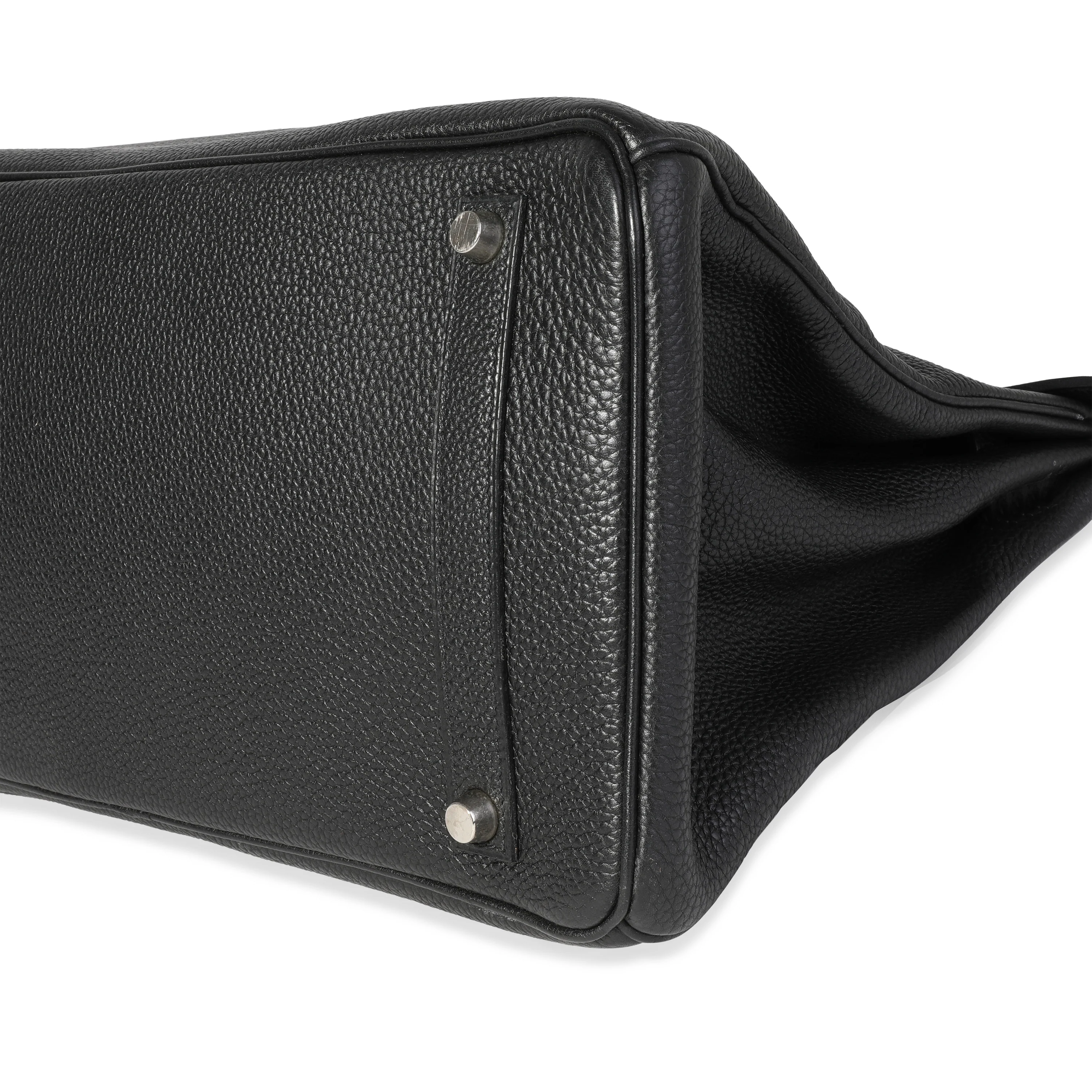 Black Togo Birkin 35 PHW - Image 7
