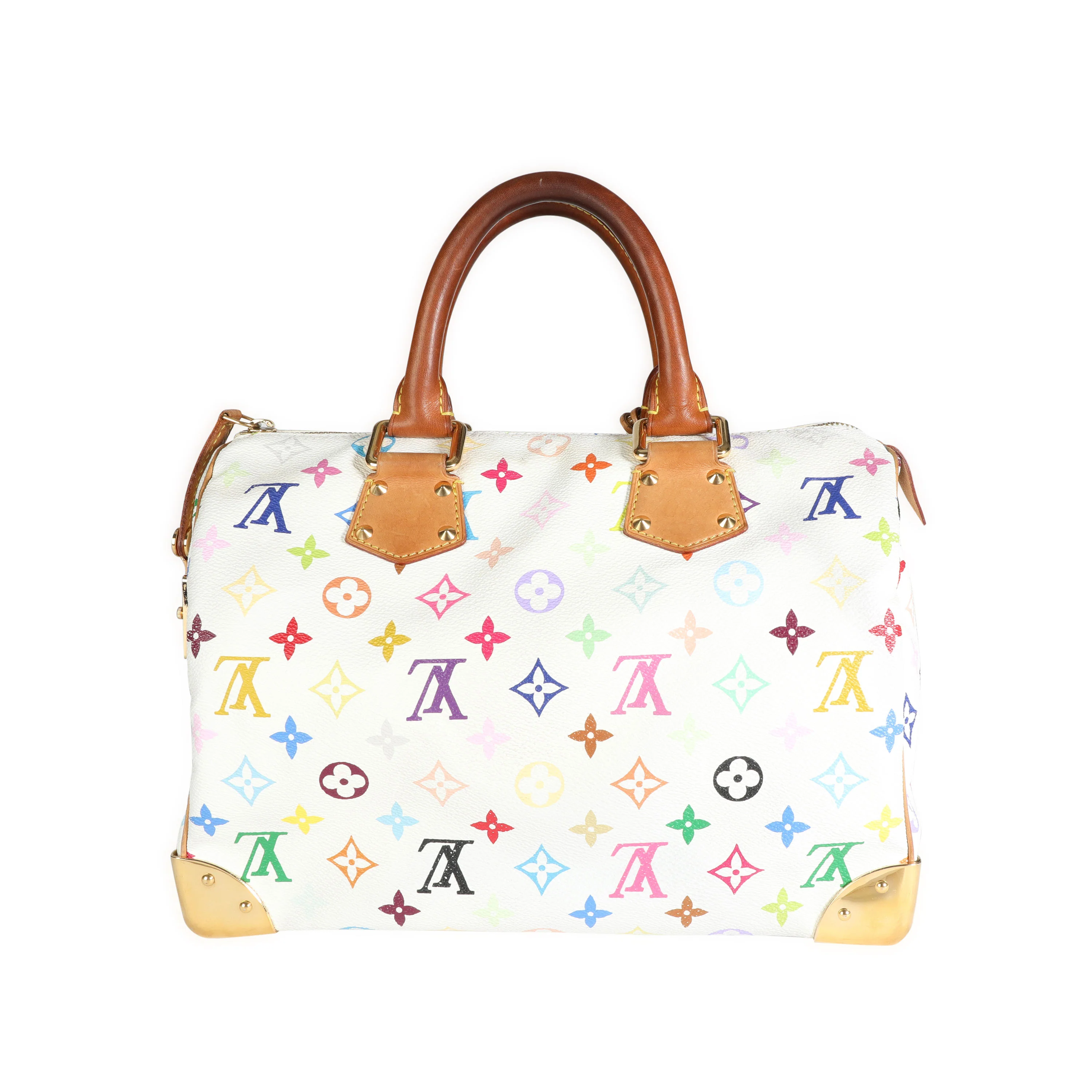 Louis Vuitton White Monogram Multicolore Speedy 30 - Image 3